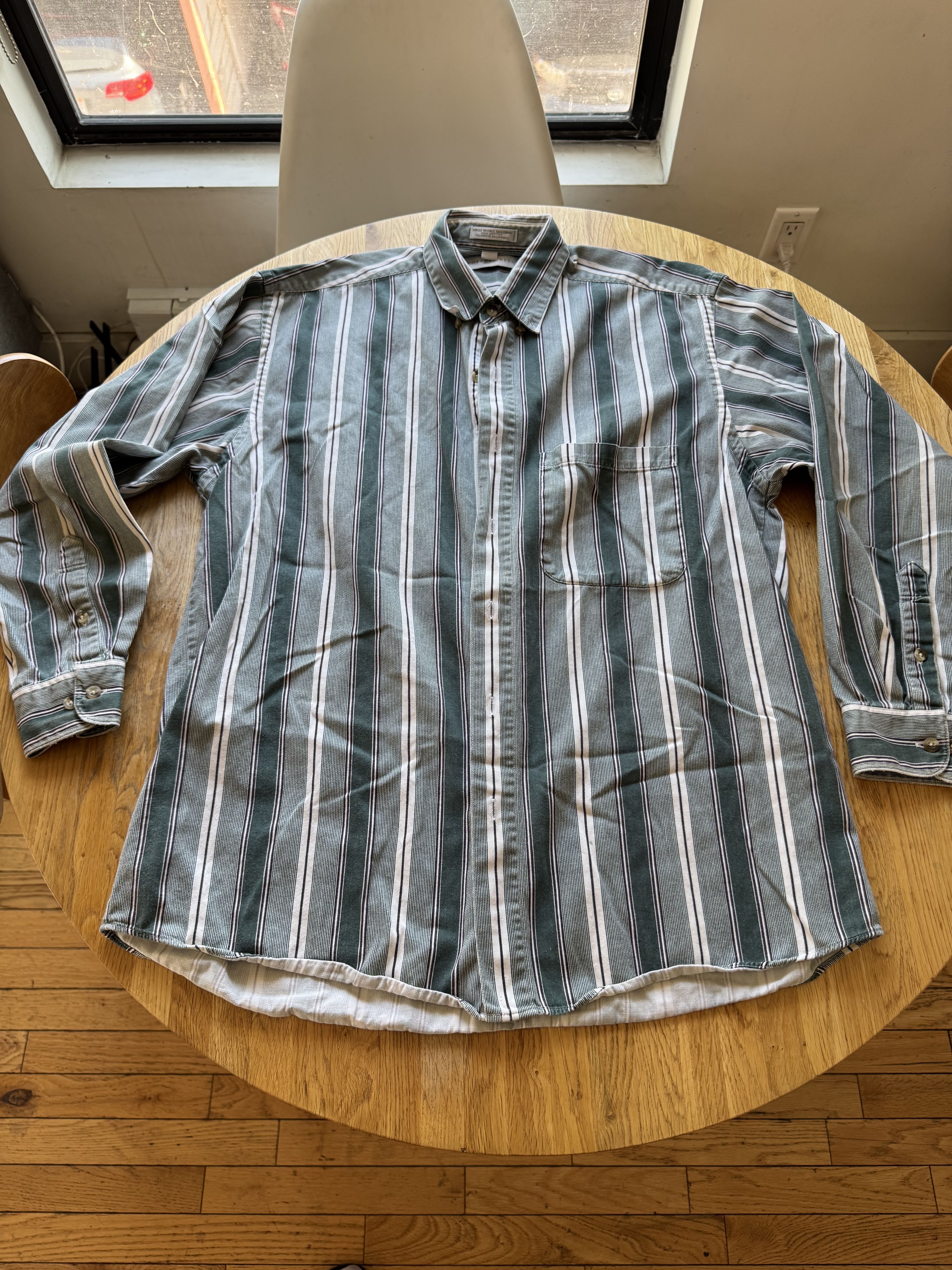 Other Vintage 90s Striped Geoffrey Beene Button Up Size US M / EU 48-50 / 2 - 1 Thumbnail