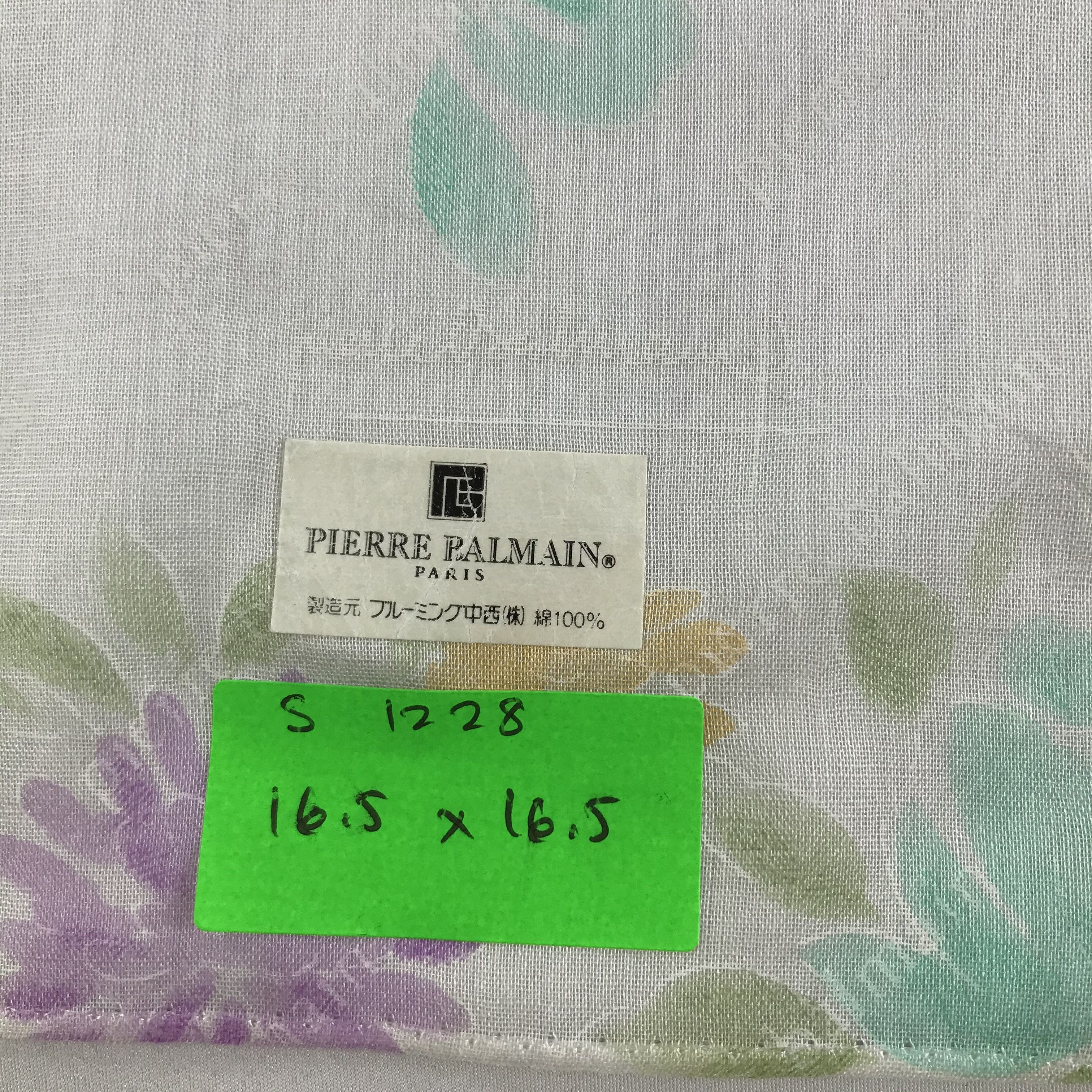 Pierre Balmain × Vintage Pierre Balmain Bandana / Handkerchief / Neckerchief - S1228 Size ONE SIZE - 5 Thumbnail