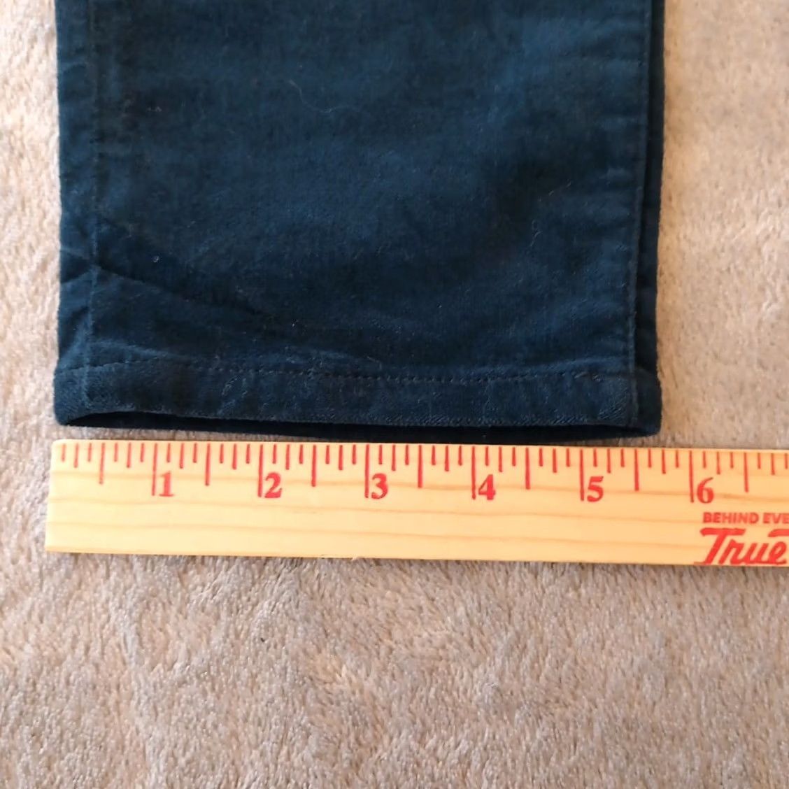 J.Crew J.Crew Stretch Pants Womens 29 Blue Velvet 31x29 Mid Rise Pockets Chino Pants Size 29" - 6 Thumbnail