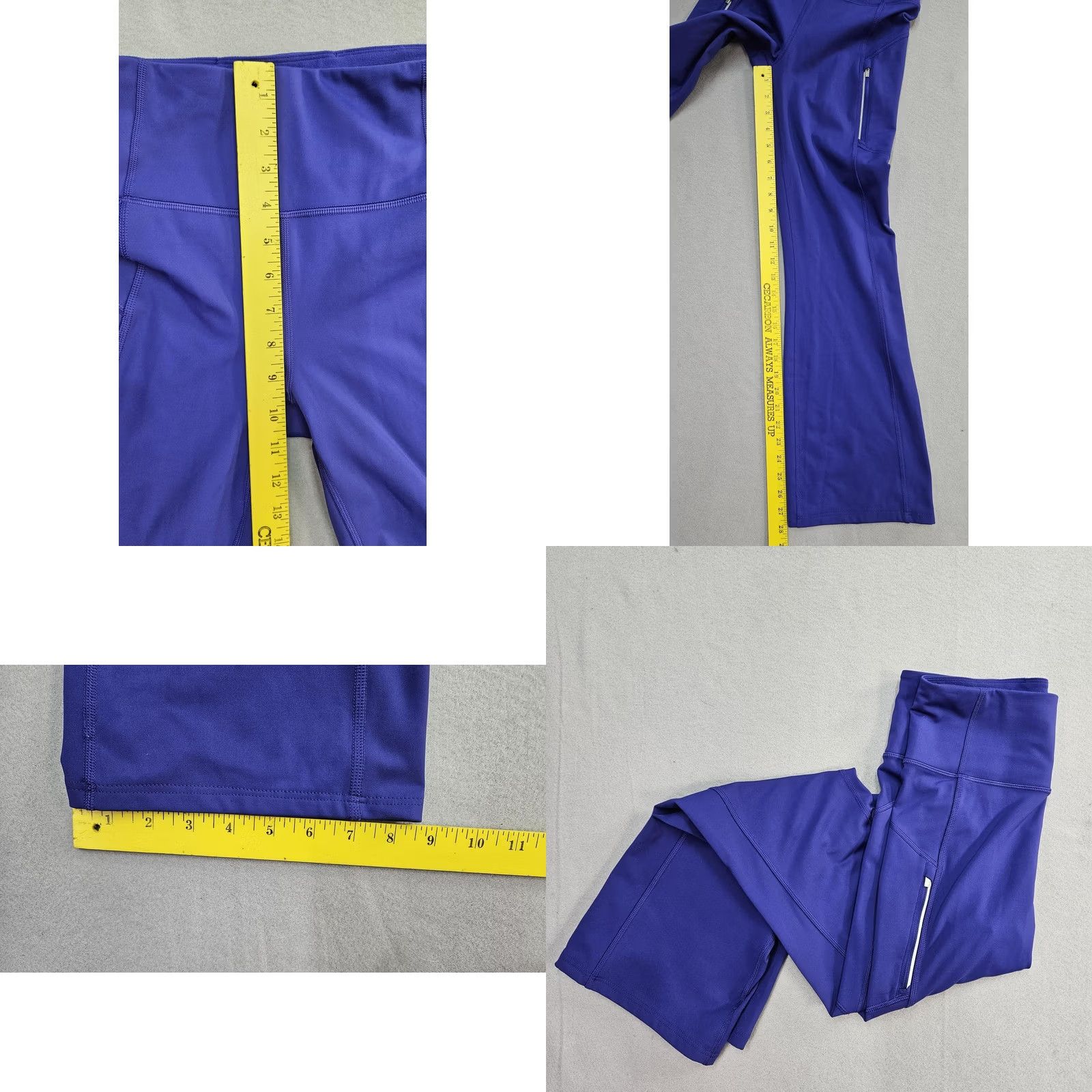 Athleta Athleta Pants Womens Petite Small Purple Rainier Bootcut Pant Zip Pockets Hiking Size 28" / US 6 / IT 42 - 8 Thumbnail