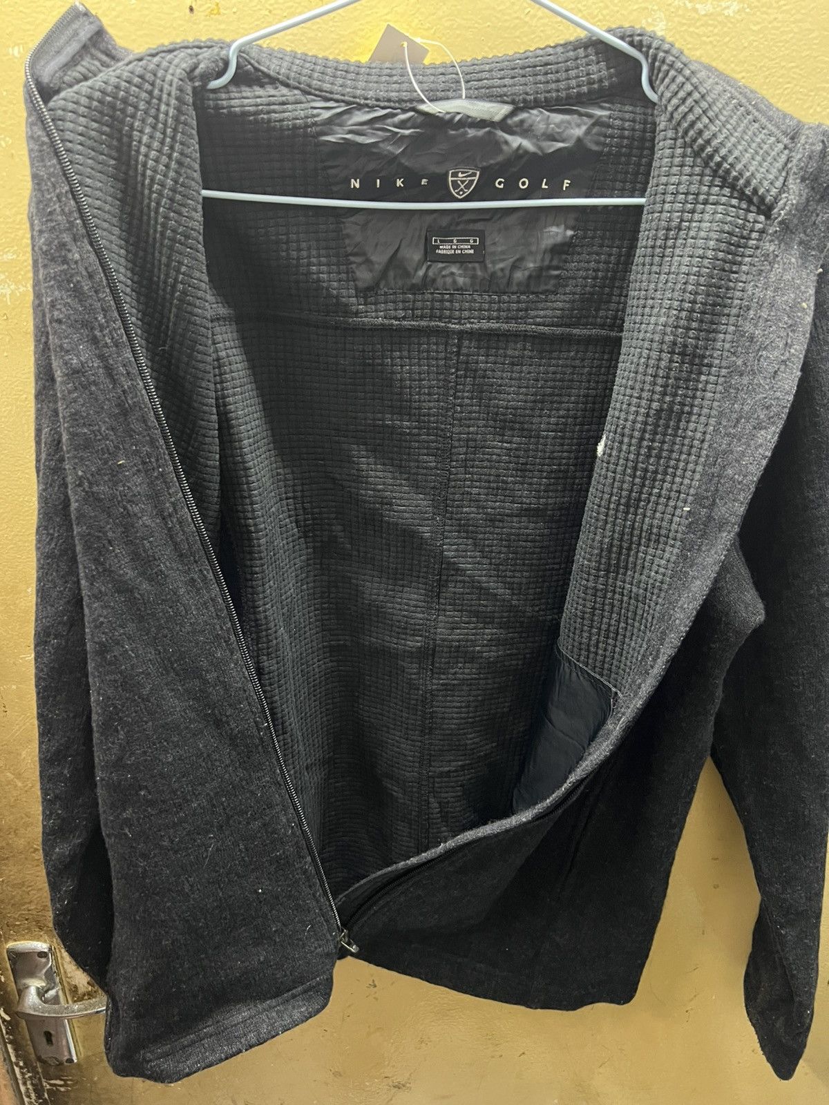 Nike Nike golf zipper jacket knitwear black Size US L / EU 52-54 / 3 - 4 Thumbnail