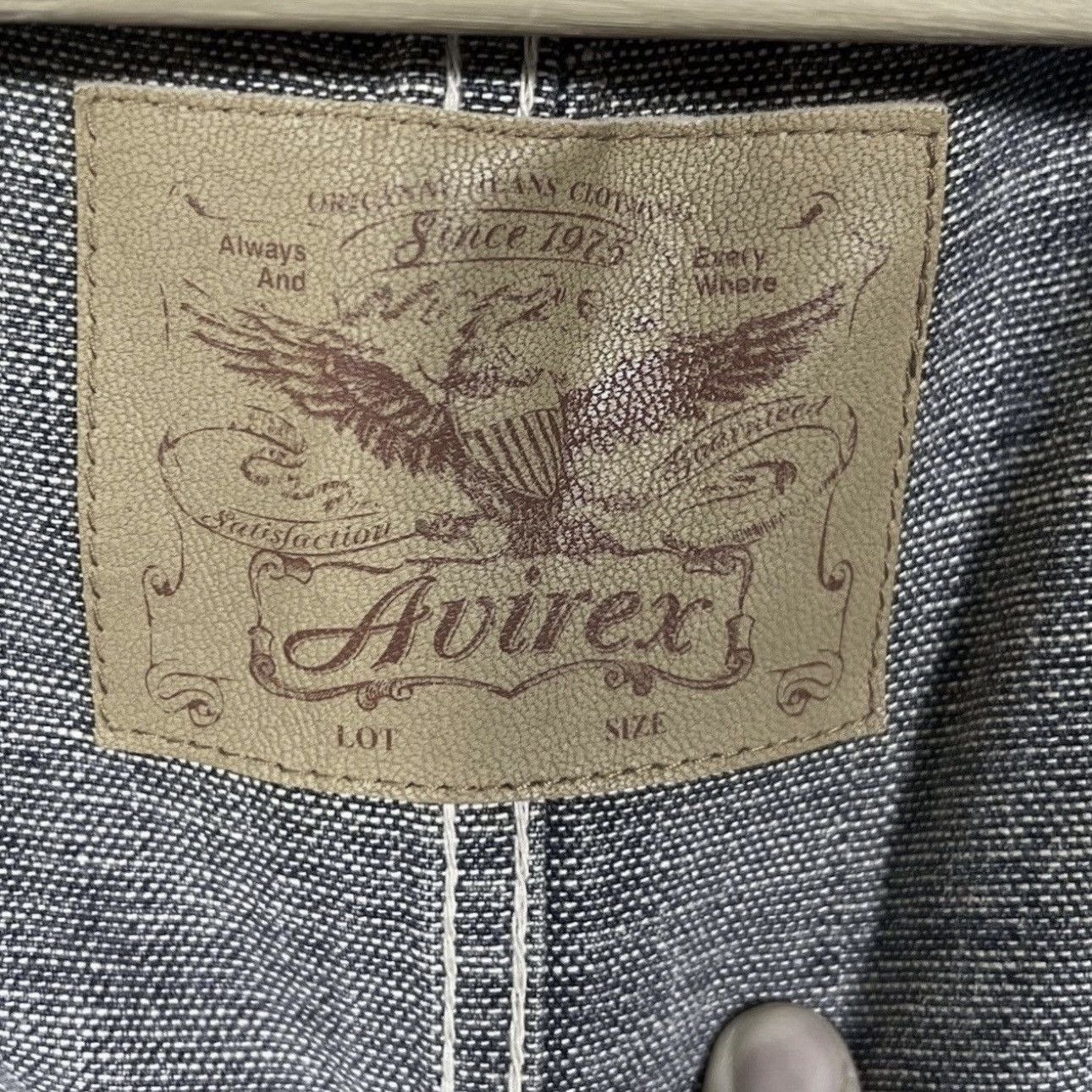 Avirex Avirex denim jacket Size US XL / EU 56 / 4 - 5 Thumbnail