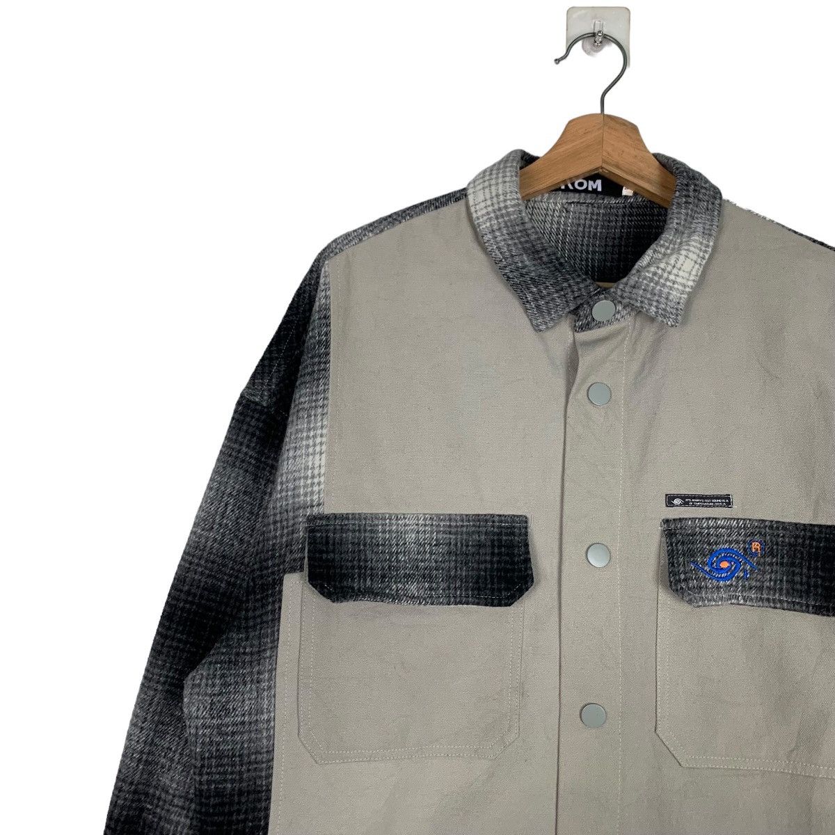 Japanese Brand .KOM Aestheticview Fashion Snap Button Jacket #0328-C15 Size US L / EU 52-54 / 3 - 10 Thumbnail