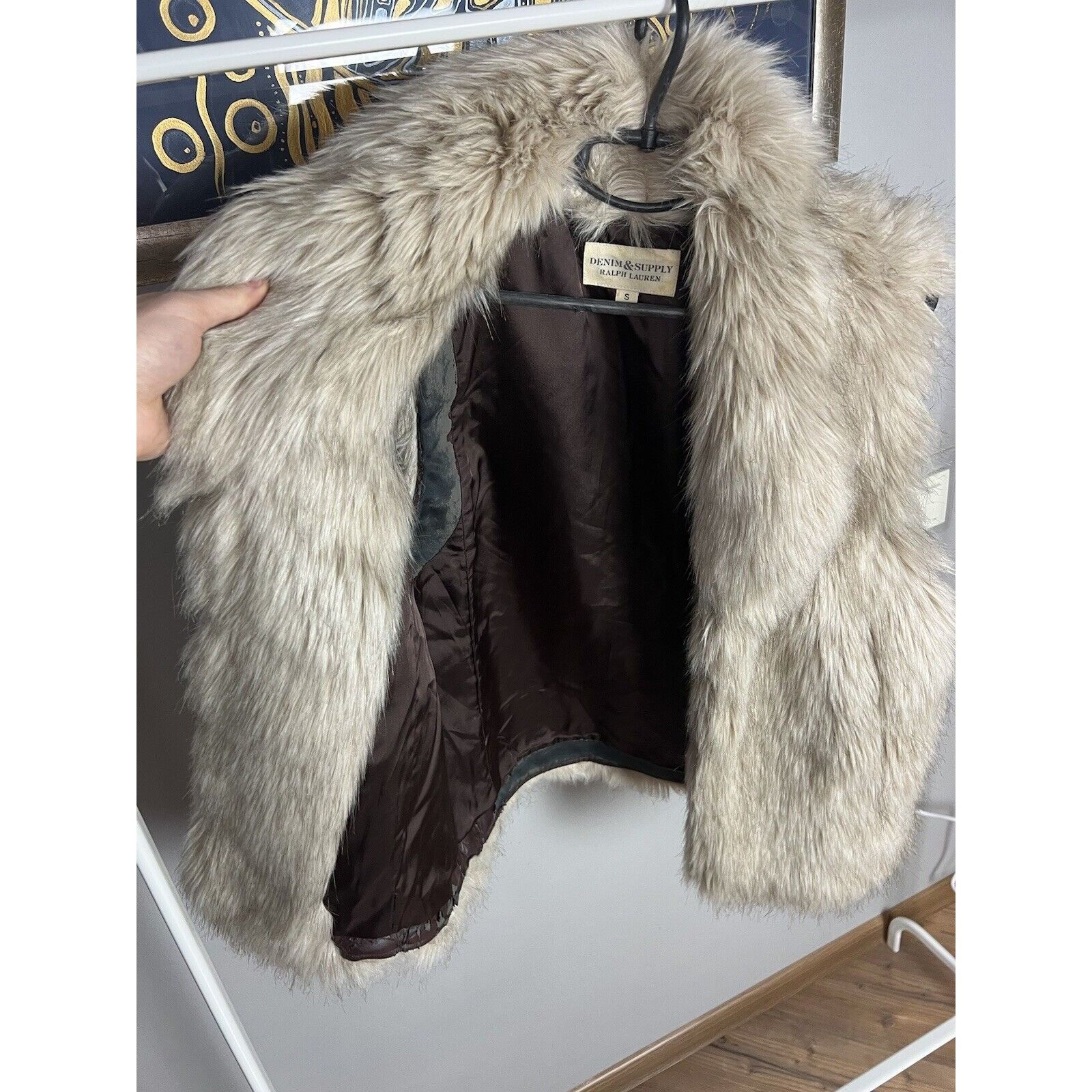 Denim & Supply Ralph Lauren Ralph Lauren Denim&Supply VTG Y2k Acrylic Fur Deep Peel Vest Size S / US 4 / IT 40 - 9 Thumbnail