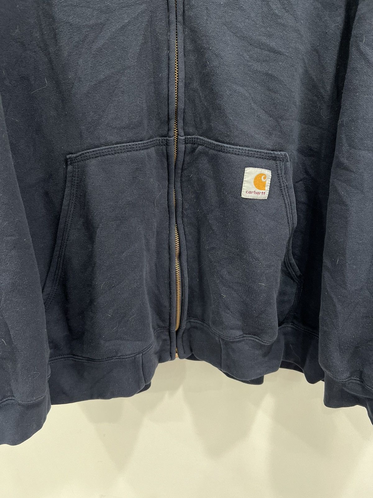 Carhartt Vintage Carhartt Zip Up Hoodie Sweater Zip up Size US XXL / EU 58 / 5 - 3 Thumbnail