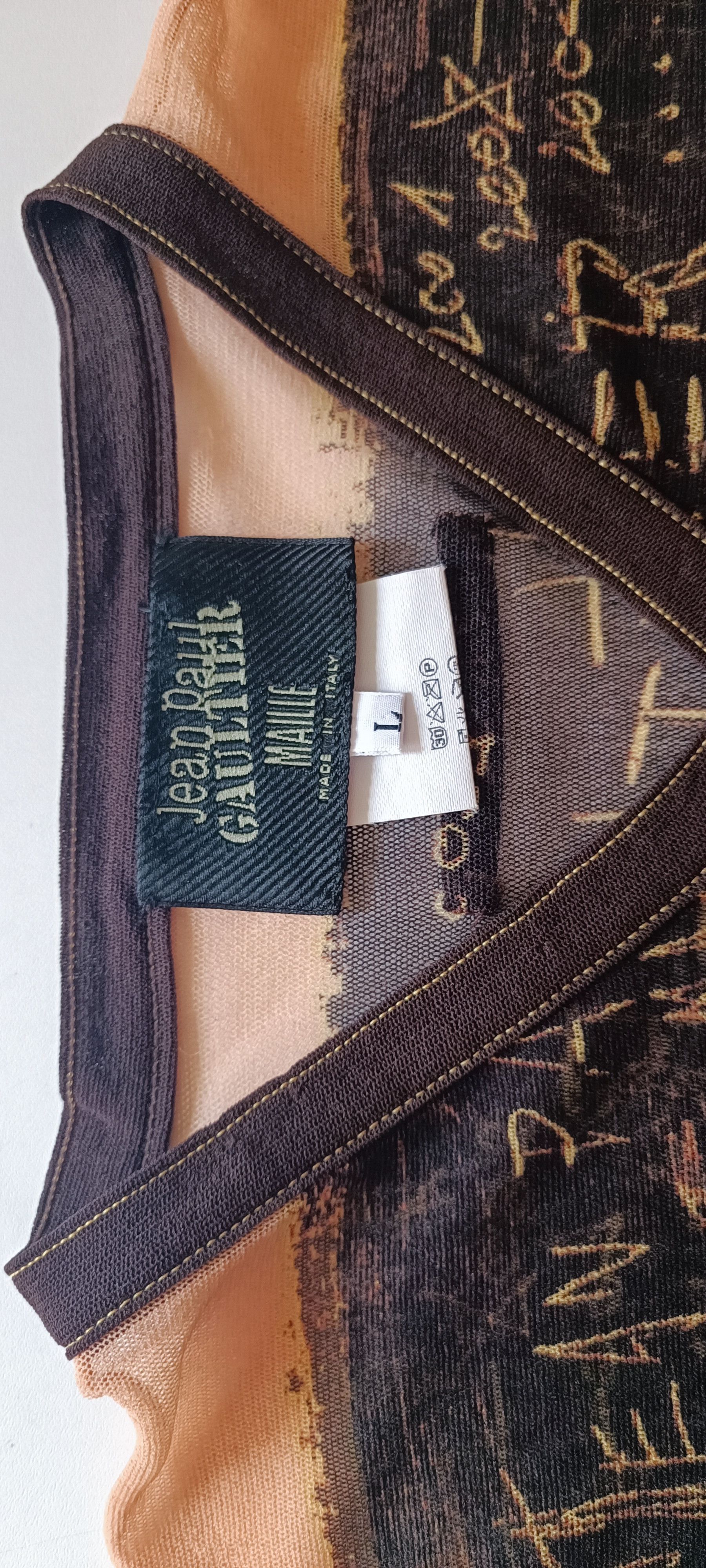 Jean Paul Gaultier SS2001- Graffiti and stripes long top Size US S / EU 44-46 / 1 - 2 Thumbnail