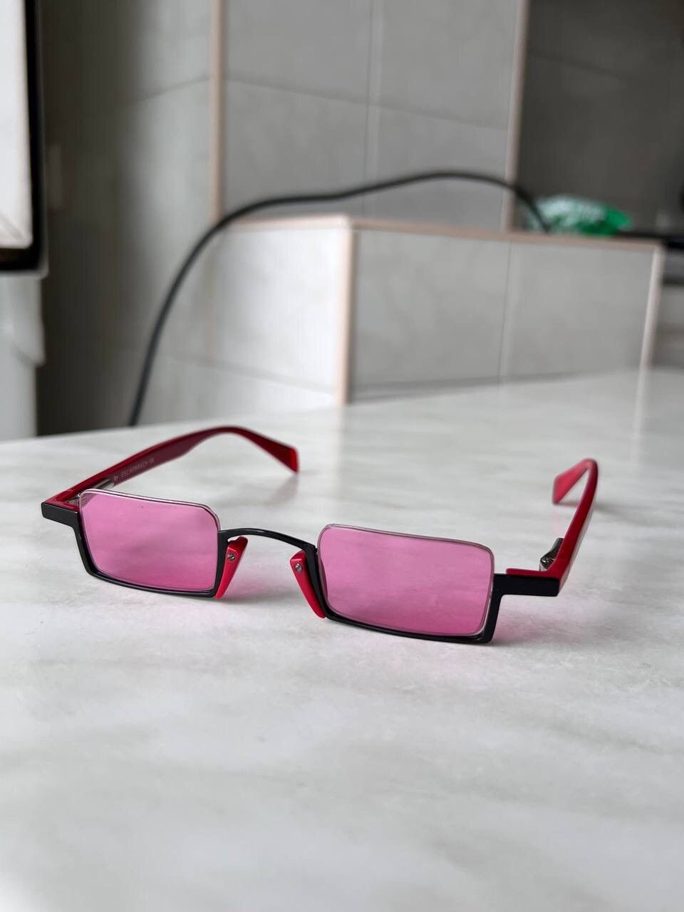 Other Eschenbach steampunk cyberpunk pink lenses sunglasses 2000's Size ONE SIZE - 3 Thumbnail