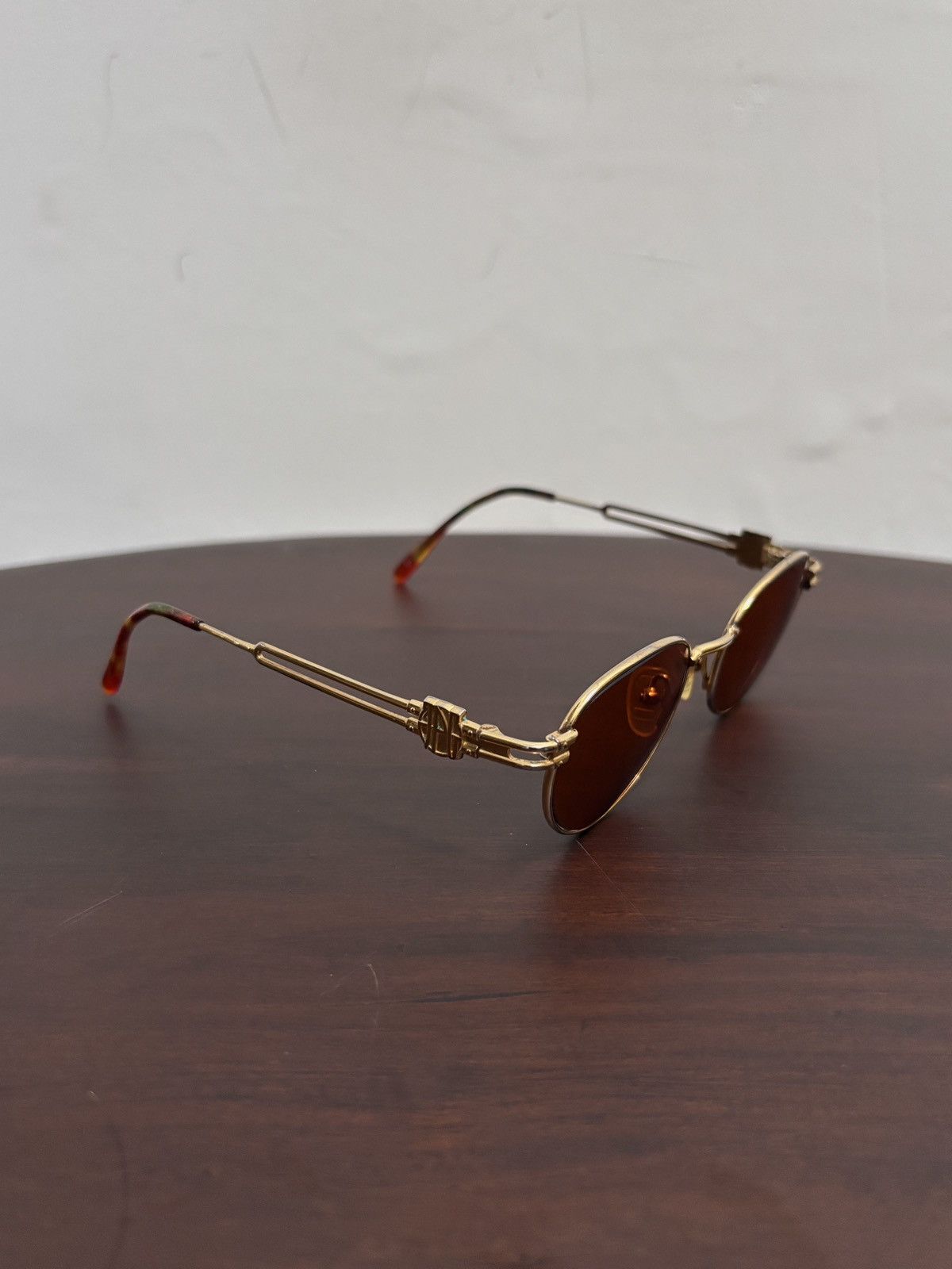 Jean Paul Gaultier FREE TAX! 90s Gold Framed Sunglasses Size ONE SIZE - 3 Thumbnail