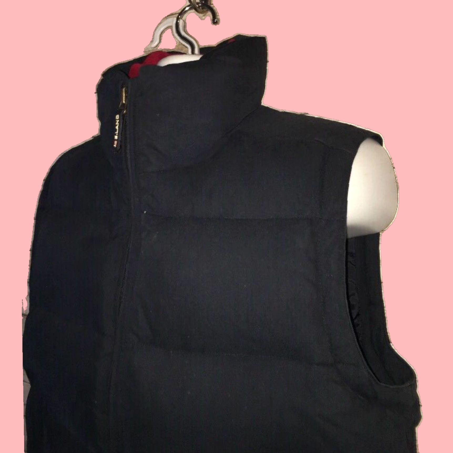 Vintage Down Insulated Full Zip Vest E.Land Mens Small Dark Outdoor Size US S / EU 44-46 / 1 - 2 Thumbnail