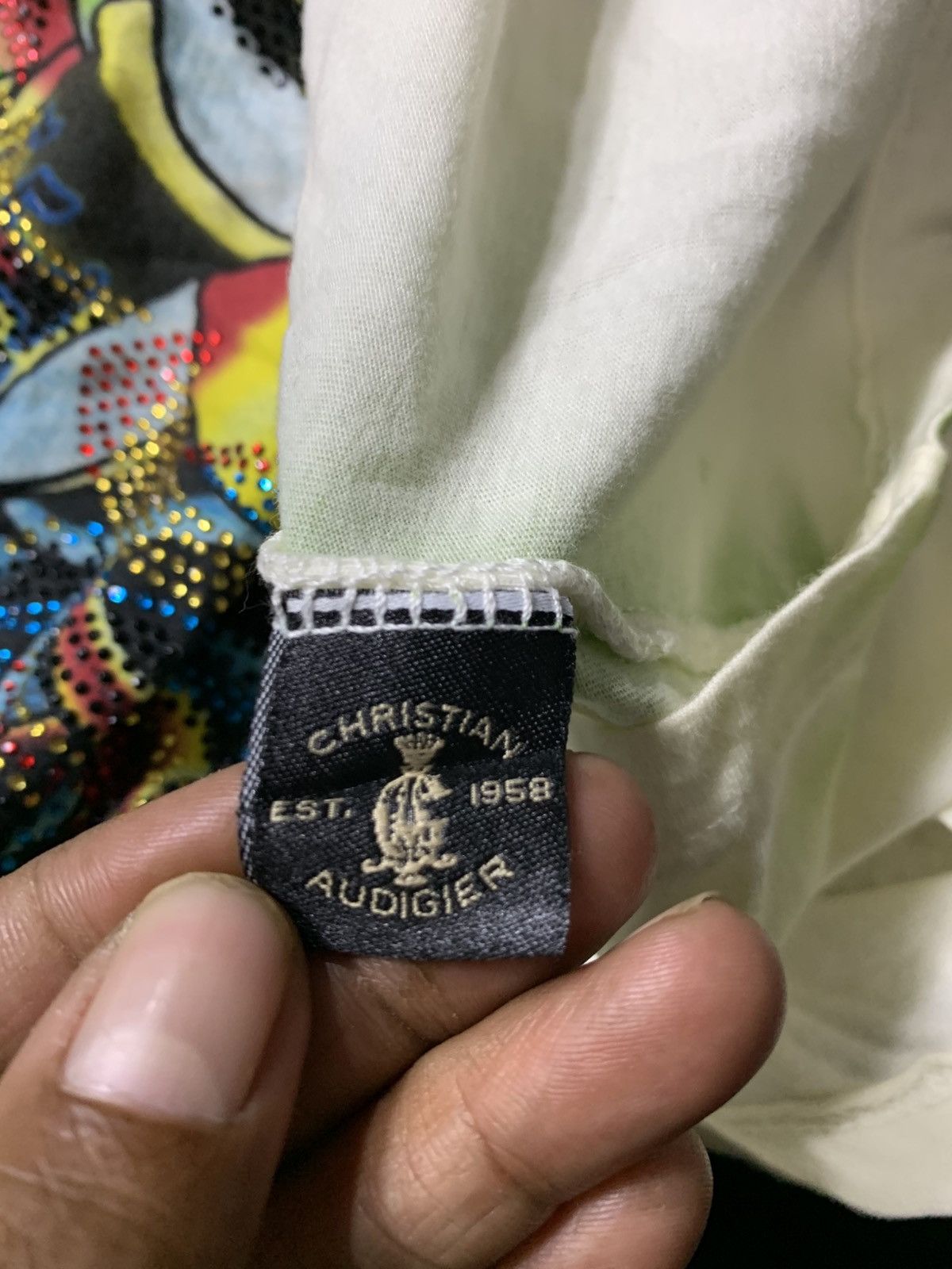 Christian Audigier Christian Audigier Long Sleeve Shirt Size US L / EU 52-54 / 3 - 4 Thumbnail