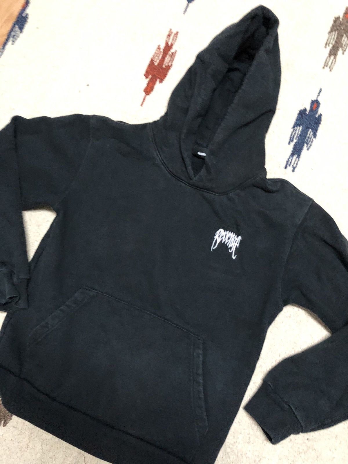 999 Club × Revenge Revenge medium embroidered hoodie - black xxx Size US M / EU 48-50 / 2 - 2 Thumbnail