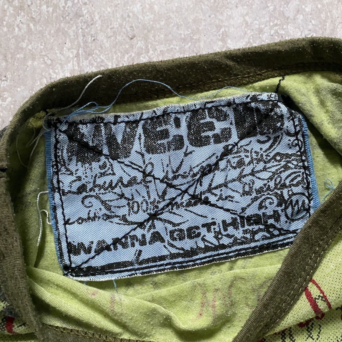 Other VINTAGE Y2K WEED ADAM AND EVE AMAZING ART HUMOR TEE 214 Size US M / EU 48-50 / 2 - 6 Thumbnail