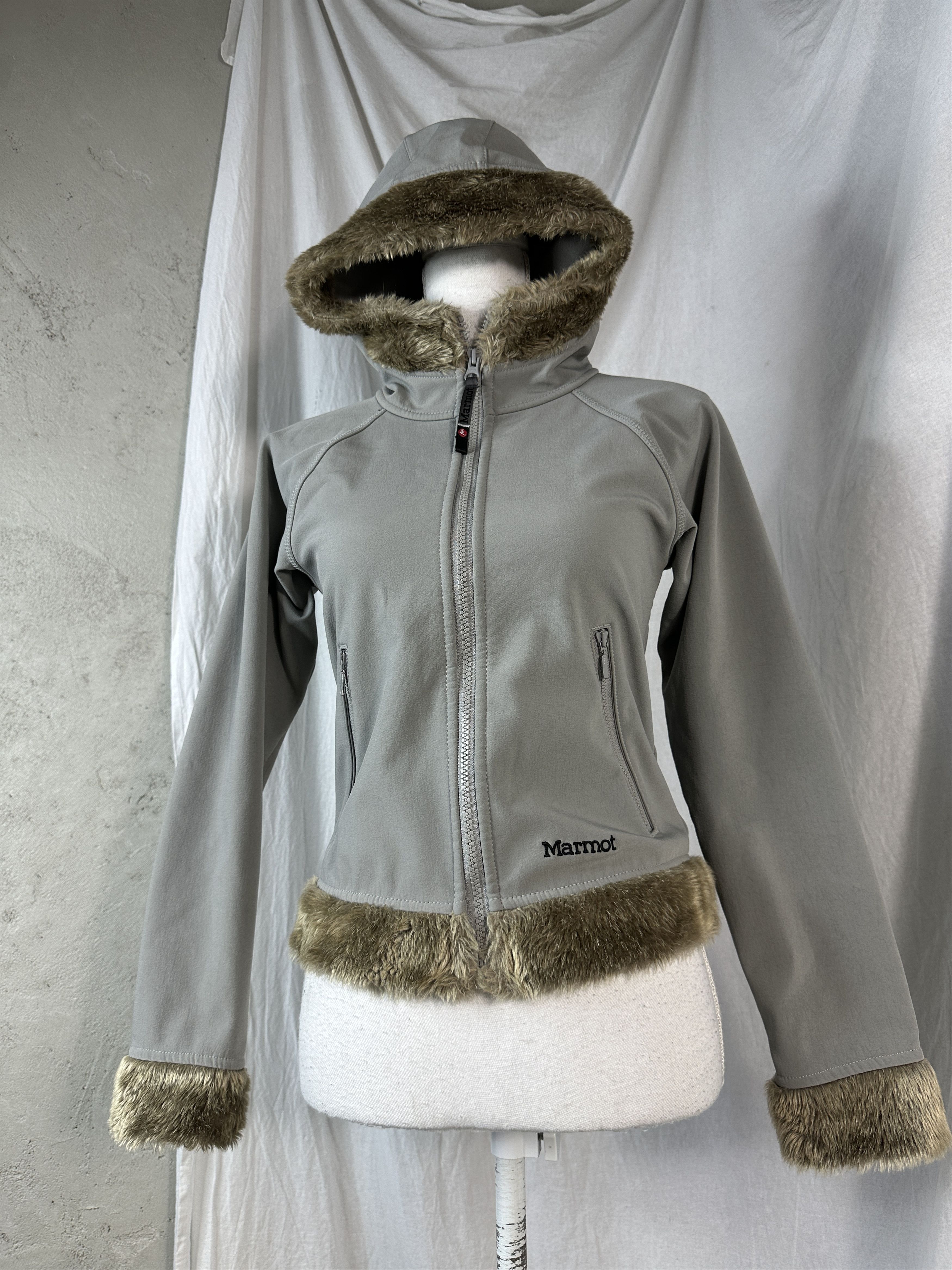 Marmot × Vintage Vintage Streetwear Faux Fur Y2K Casual Marmot Jacket Size XS / US 0-2 / IT 36-38 - 5 Thumbnail