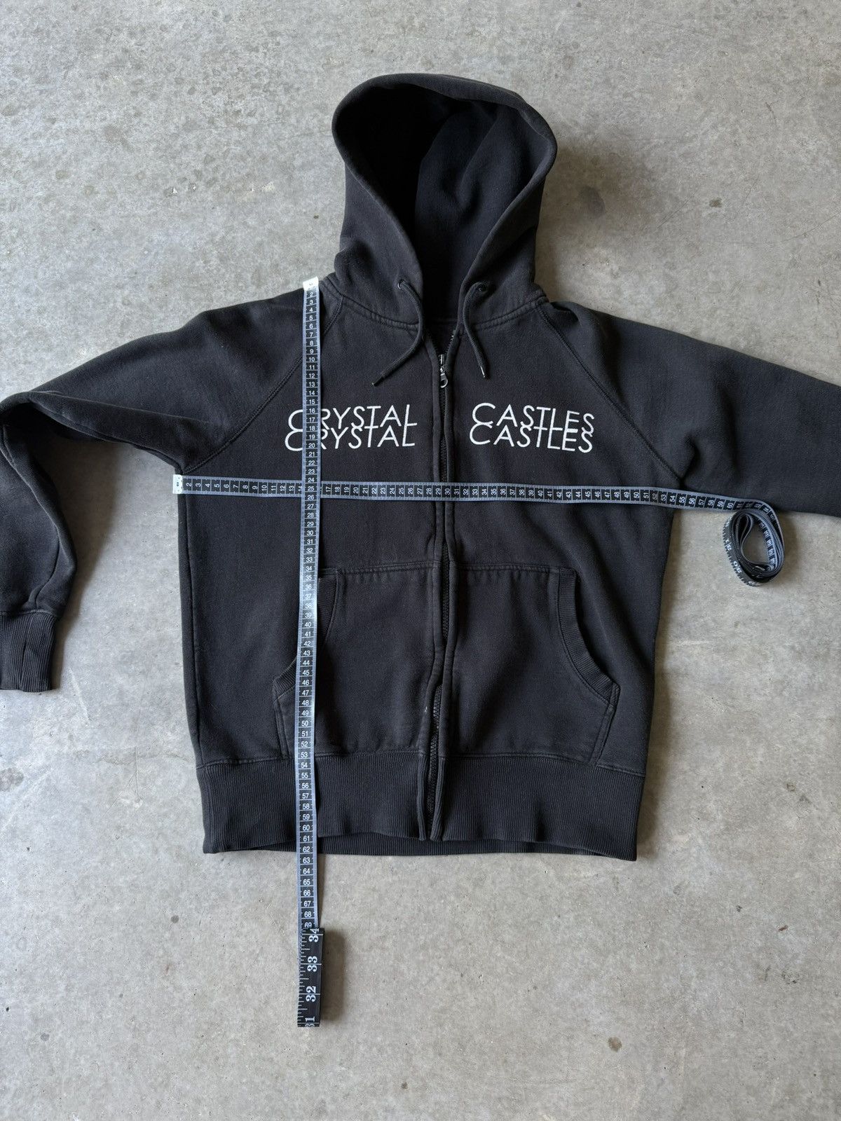 Vintage Crystal Castles 2013 “Kerosene” Zip Up Hoodie Size US S / EU 44-46 / 1 - 10 Thumbnail