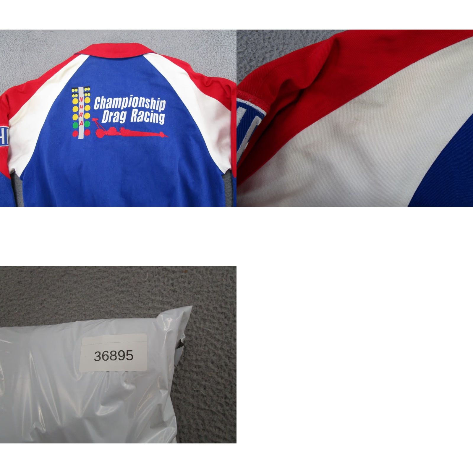 Vintage VINTAGE NHRA JACKET Men Bomber Jacket NHRA Size L Blue 90s Racing Logo Size US L / EU 52-54 / 3 - 9 Thumbnail
