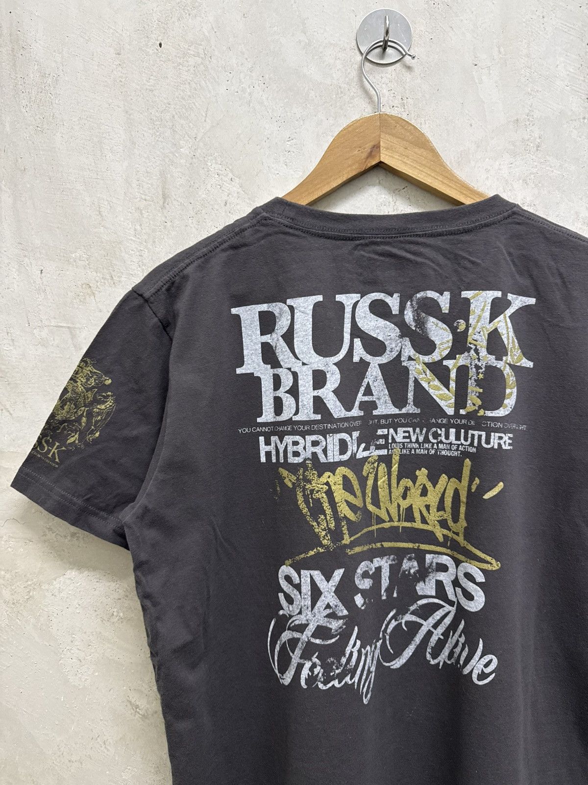 If Six Was Nine Russ K Wild Poem Gothic Emo T Shirt Size US M / EU 48-50 / 2 - 2 Thumbnail