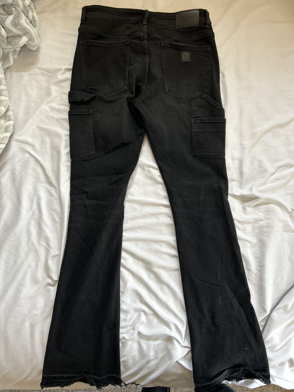 Valabasas Valabasus black stacked denim | Grailed 