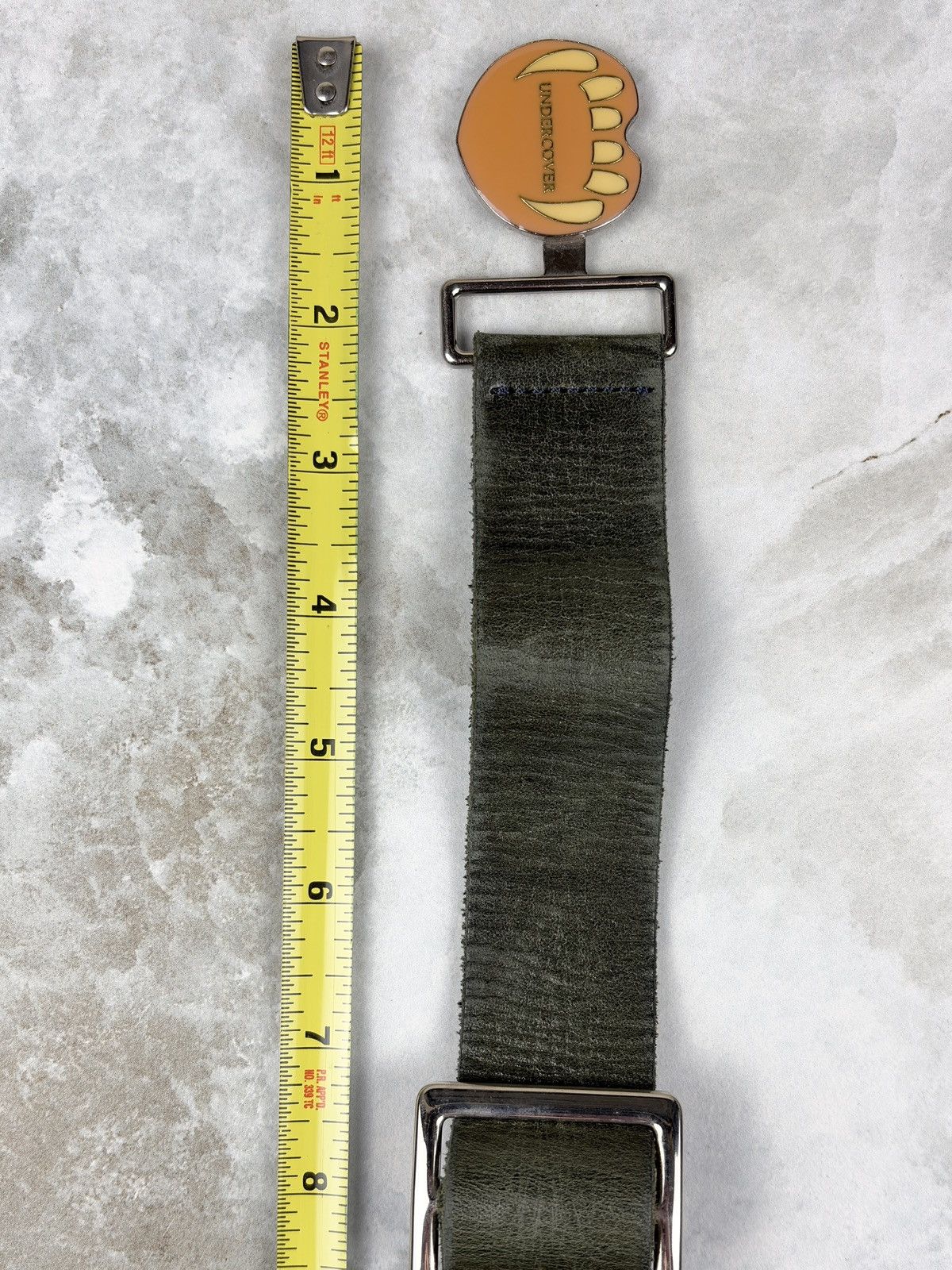 Undercover SS08 Undercover Vampire Fang Teeth Buckle Leather Belt Size ONE SIZE - 7 Thumbnail