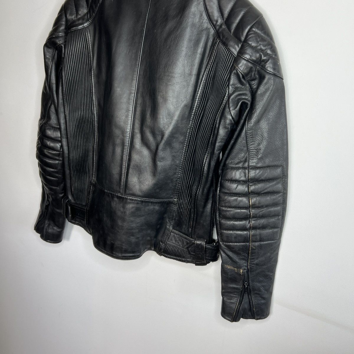 Vintage Moto Vintage Racing Leather Jacket Ramones Biker 90s Punk Size US M / EU 48-50 / 2 - 10 Thumbnail