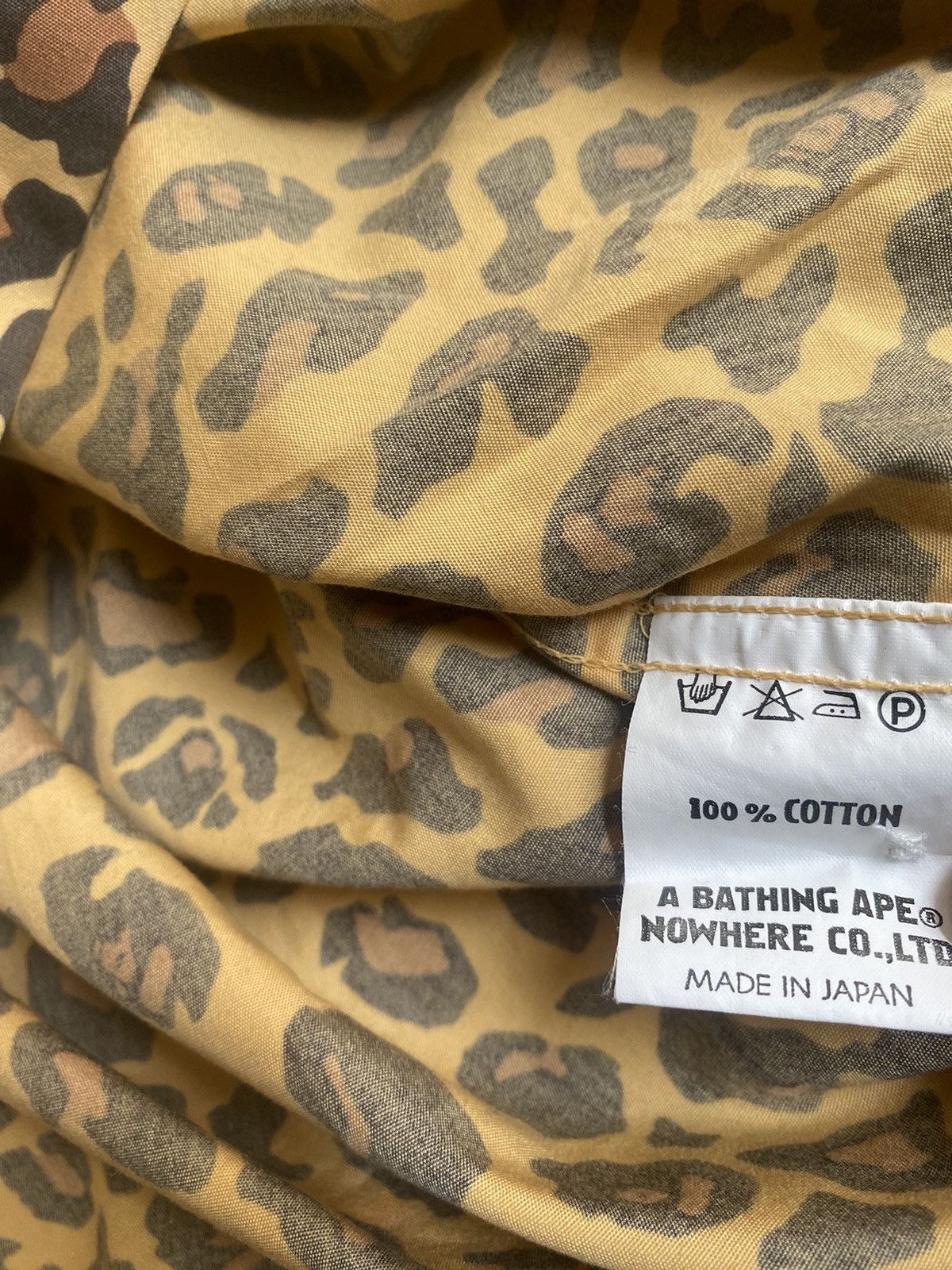 Bape × Vintage Vintage Giraffe Print Camo Shirt Size US M / EU 48-50 / 2 - 7 Thumbnail