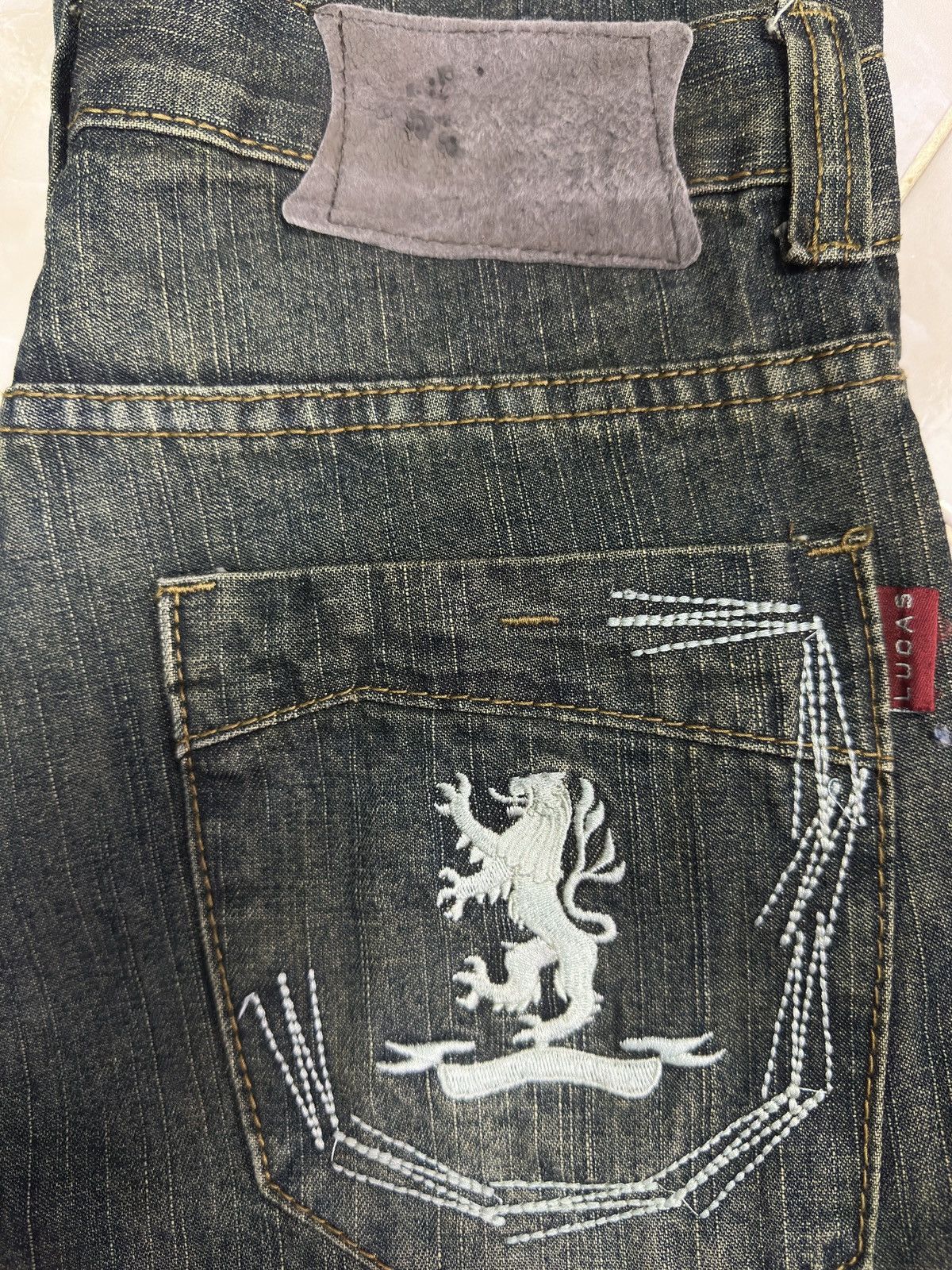Japanese Brand Flare Bootcut💥Flare bootcut Lucas embroid pocket . Size US 28 / EU 44 - 6 Thumbnail
