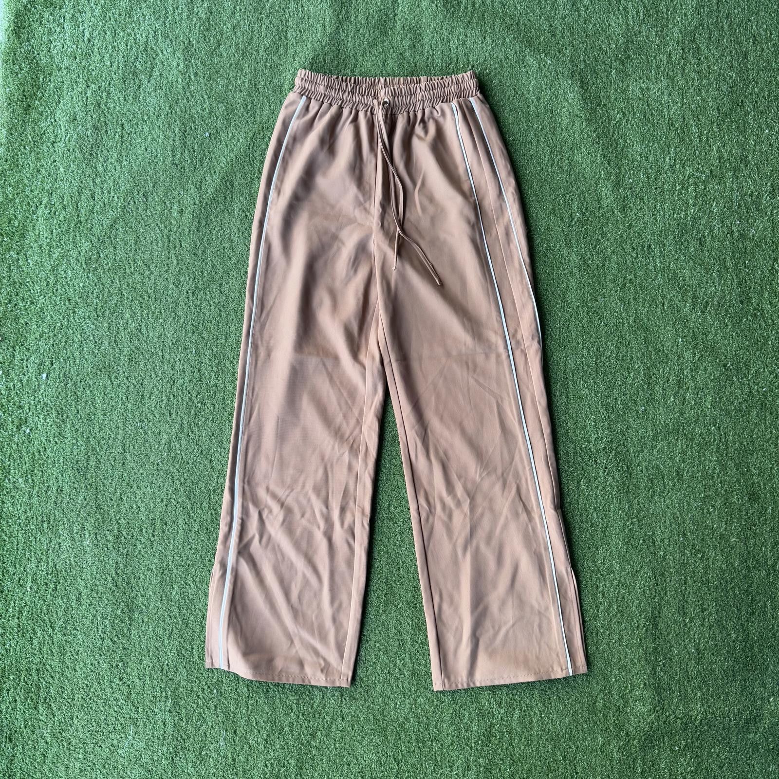 Designer 4th & Reckless Elevated Track Pants Wide Leg Size ONE SIZE - 1 Thumbnail