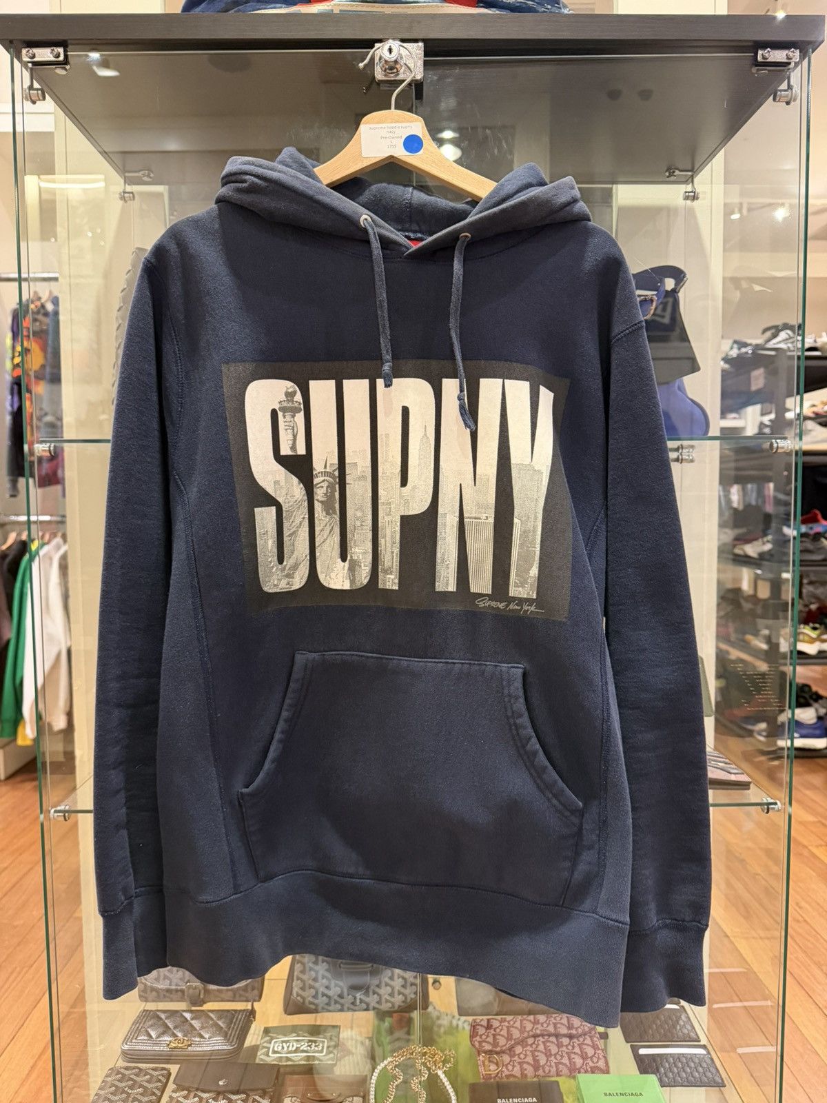 Supreme SupNY Hoodie - Navy
