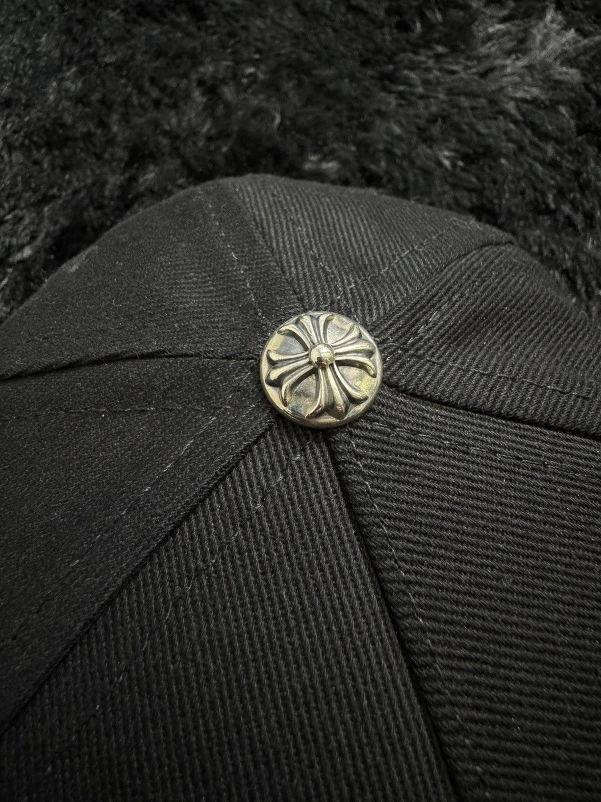 Chrome Hearts Chrome Hearts Three Cross Hat Size ONE SIZE - 6 Thumbnail