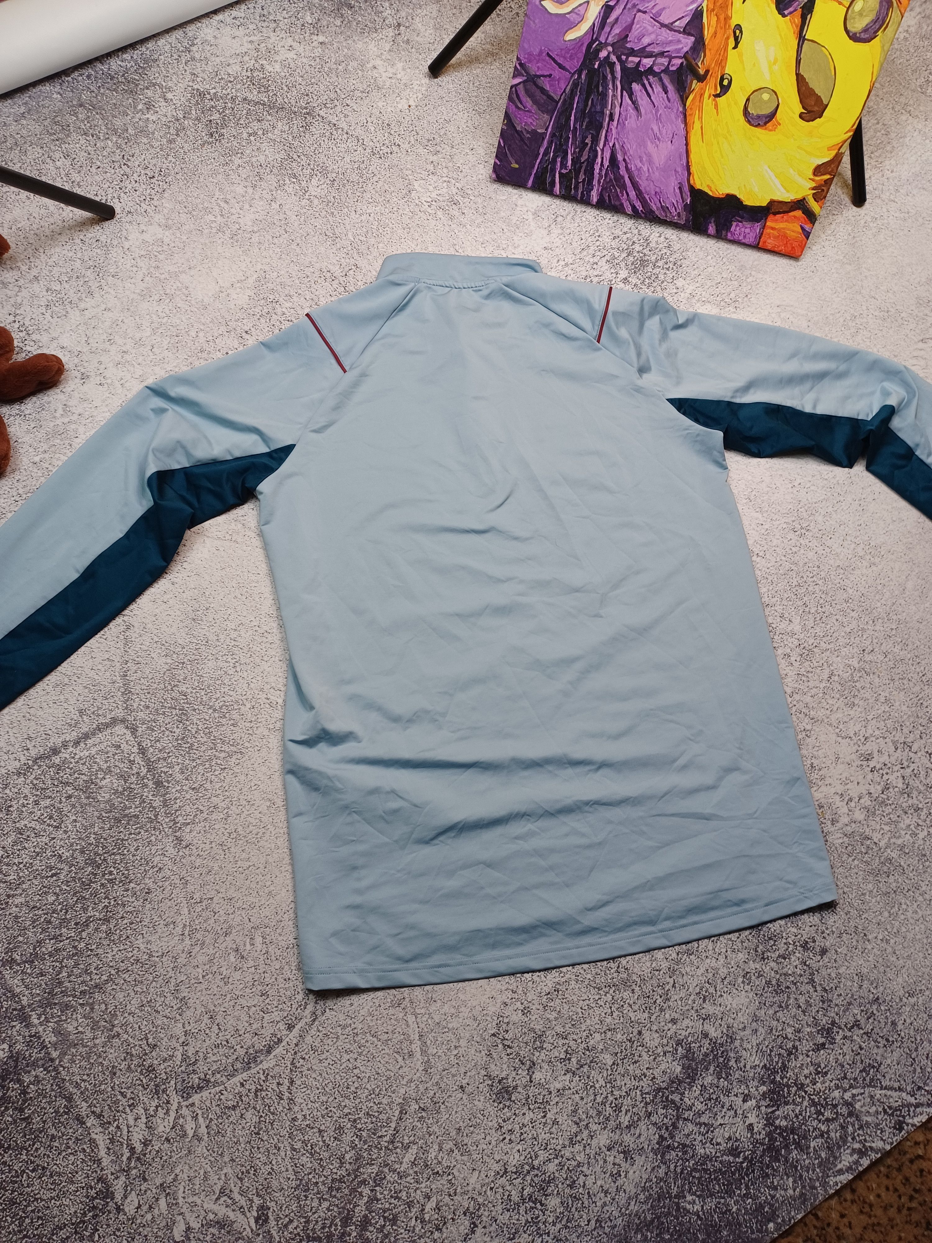 Castore Aston Villa Players Training 1/4 Zip Midlayer Top - Blue Size US M / EU 48-50 / 2 - 2 Thumbnail
