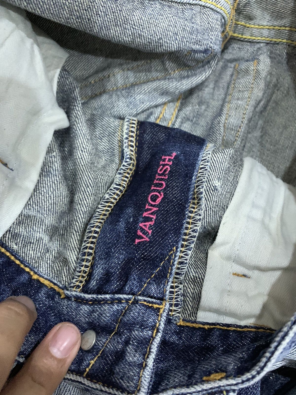 Fragment Design VINTAGE VANQUISH X FRAGMENT DESIGN JEANS Size US 34 / EU 50 - 9 Thumbnail