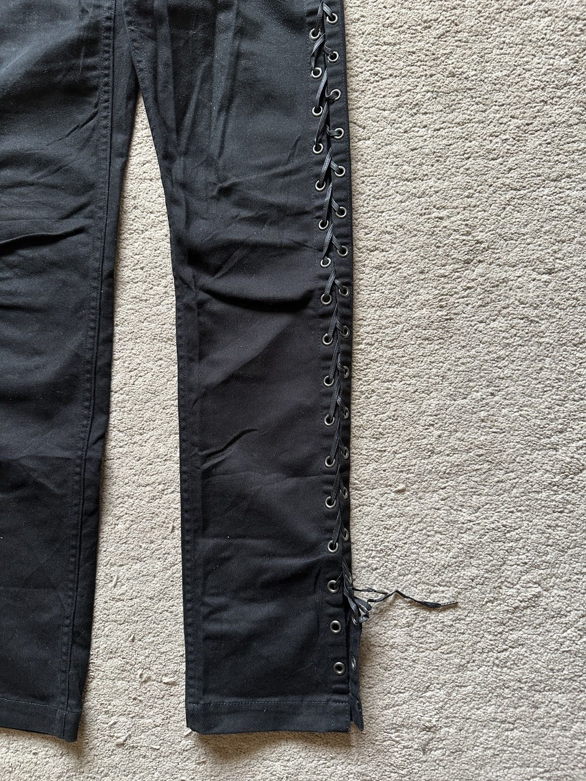 Hysteric Glamour 1990s Hysteric Glamour Side Lace Jeans corset jeans Size US 29 - 2 Thumbnail