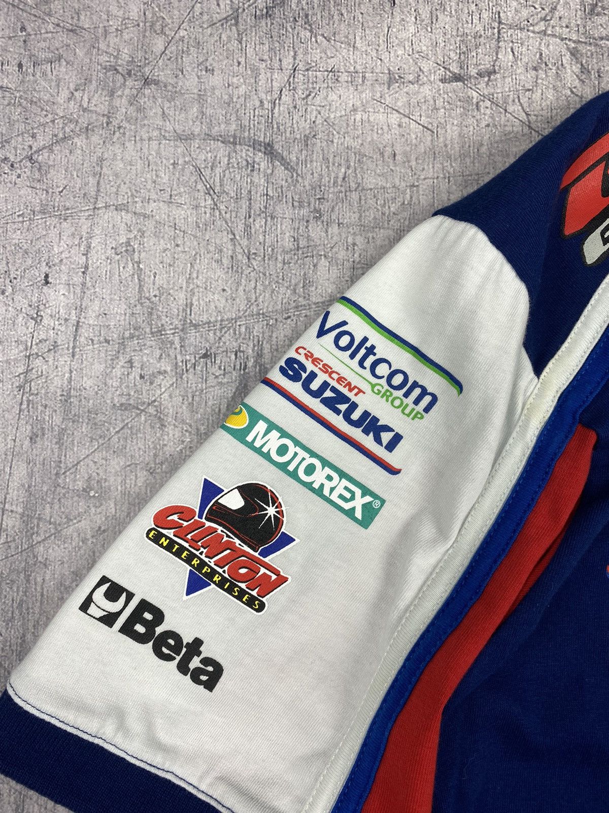 Vintage Vintage Racing Suzuki World Superbike Polo T Shirt Size US M / EU 48-50 / 2 - 10 Thumbnail