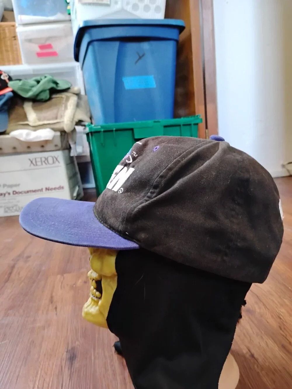 Other Vintage Stren Fishing Line Two Tone Snap Hat Cap Size ONE SIZE - 2 Thumbnail