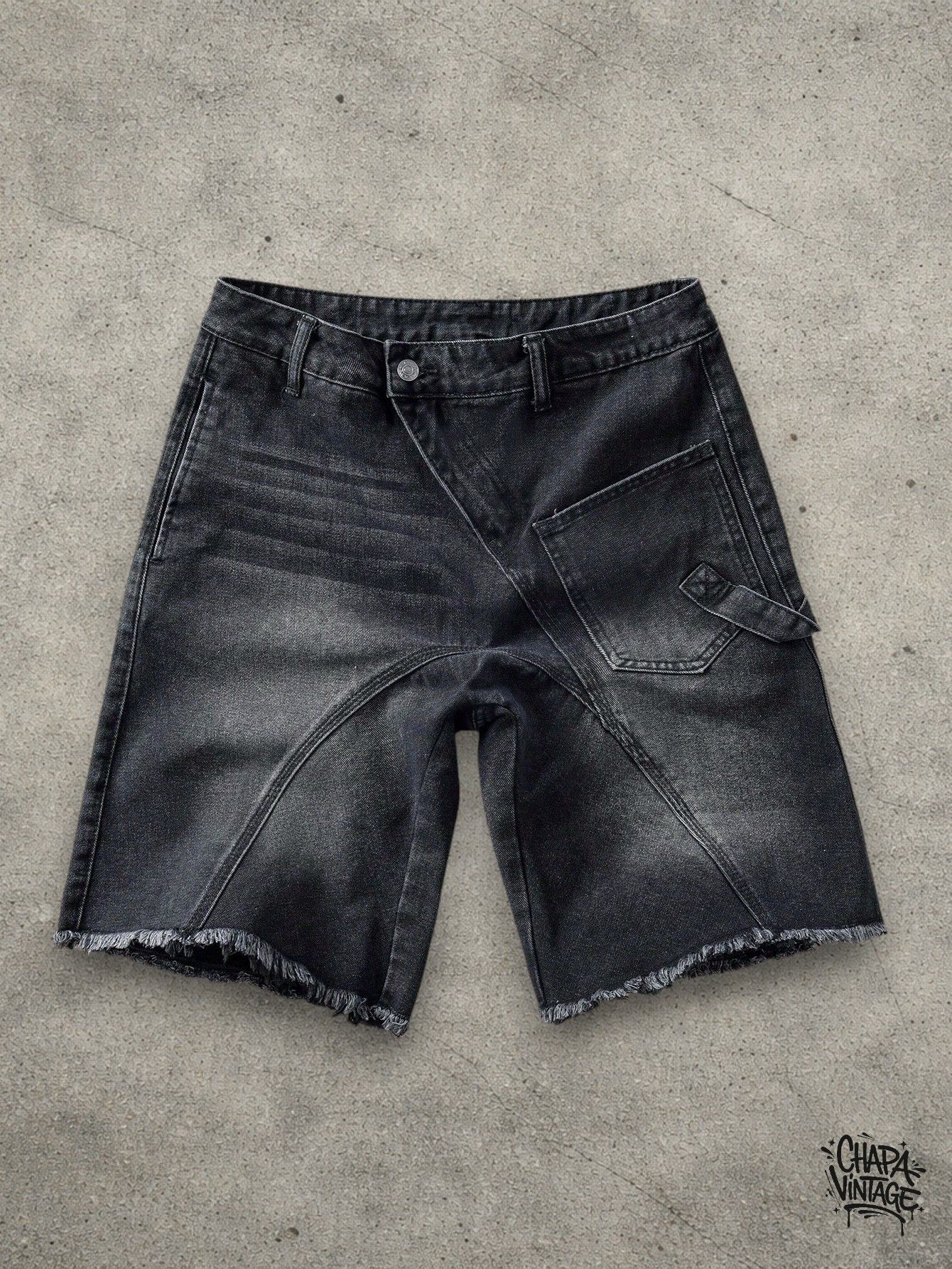 Japanese Brand Dark gray cargo shorts Size US 34 / EU 50 - 1 Thumbnail