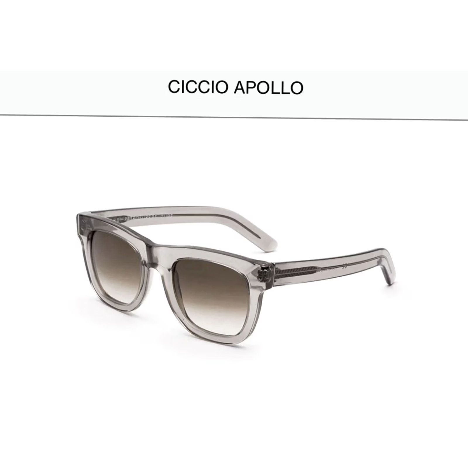 Retrosuperfuture Sunglasses Unisex Adults Gray Ciccio Apollo Clear Zeiss Lens Retro, Men's — image 5 of 6