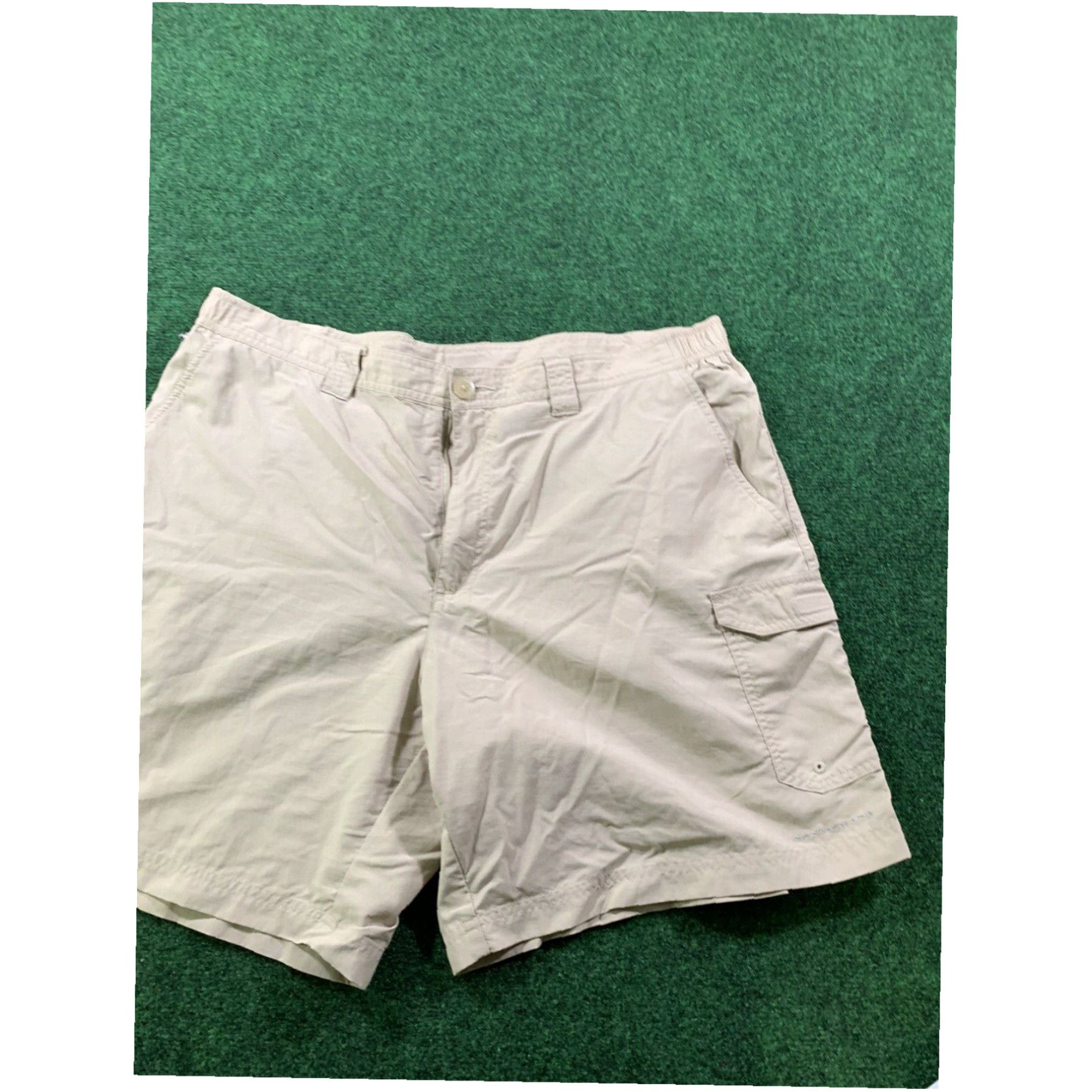 Logo 7 Columbia Shorts Mens Adult Khaki Casual Outdoor PFG Logo Pockets Size 40W Size US 40 / EU 56 - 3 Thumbnail