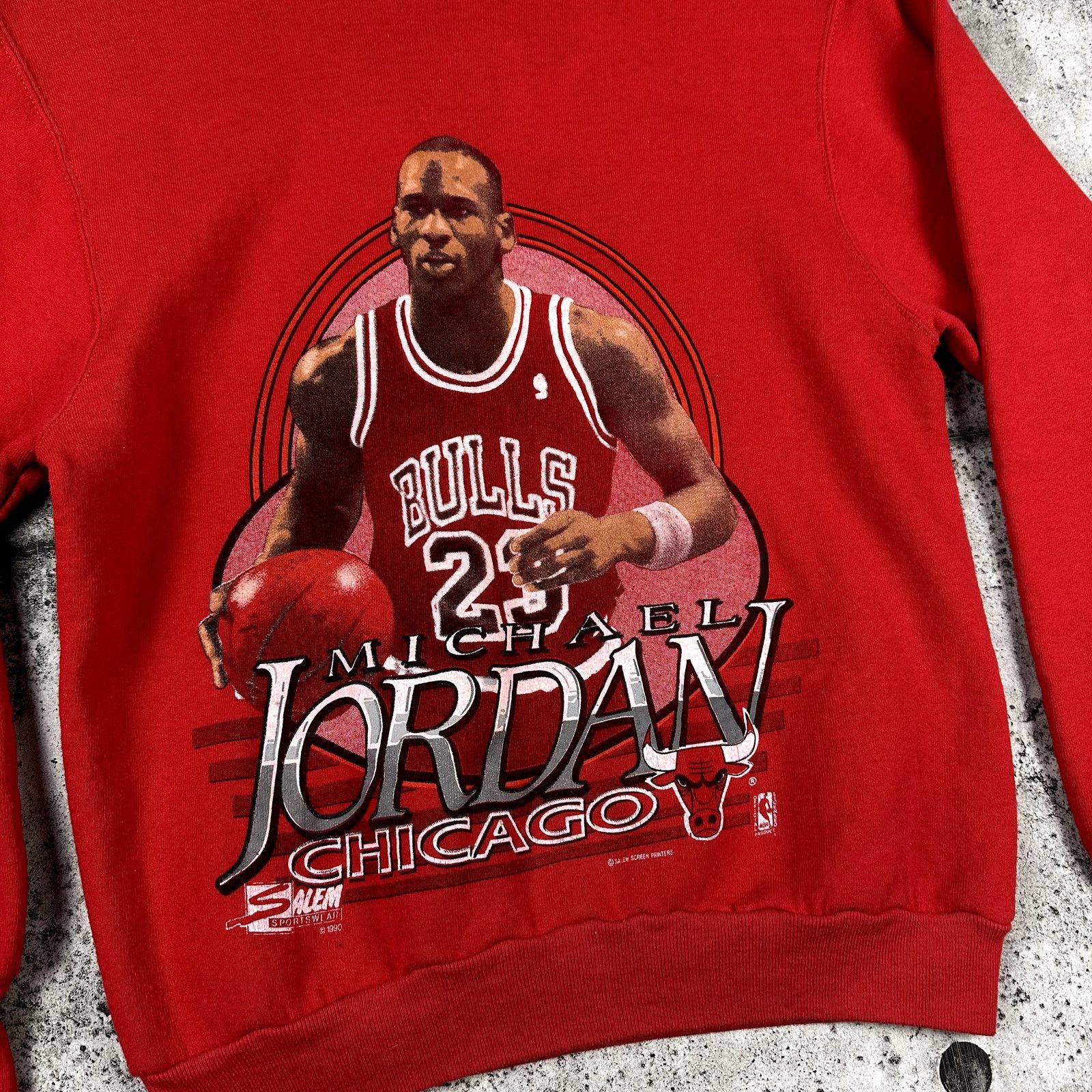 NBA Vintage Michael Jordan Sweatshirt 90s Salem Size Small/Med Size US S / EU 44-46 / 1 - 2 Thumbnail