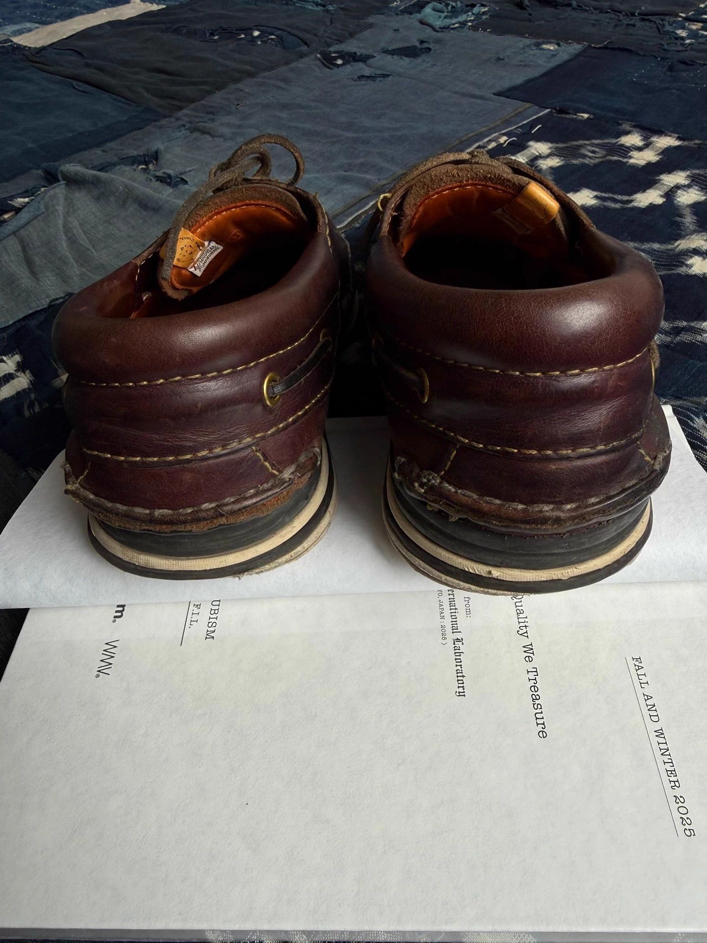 Visvim VISVIM Americana Deck Folk Leather Shoes 11 Orange Size US 11 / EU 44 - 7 Thumbnail