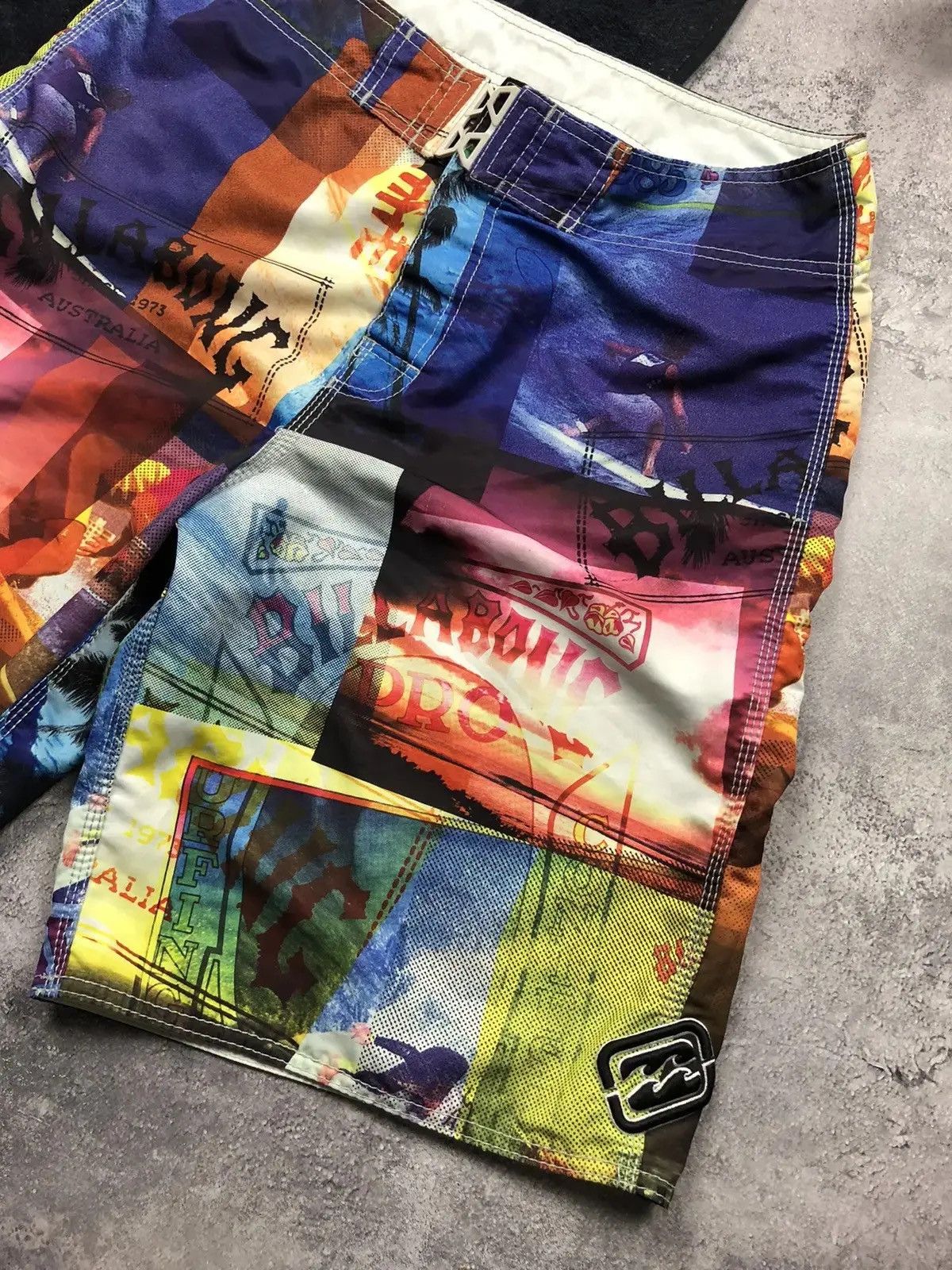 Billabong BILLABONG Vintage Y2k Swim Serf Beach Style Shorts Streetwea Size US 33 - 2 Thumbnail