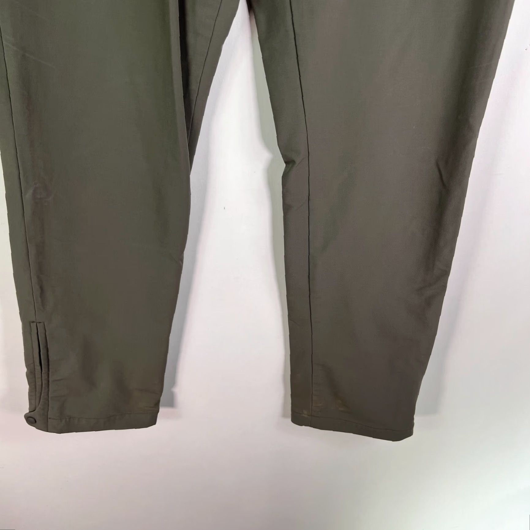 Nike Nike Pants Women Lined Hiking Performance Nylon Knit Dark Khaki 32x32 Pockets M Size 32" / US 10 / IT 46 - 4 Thumbnail
