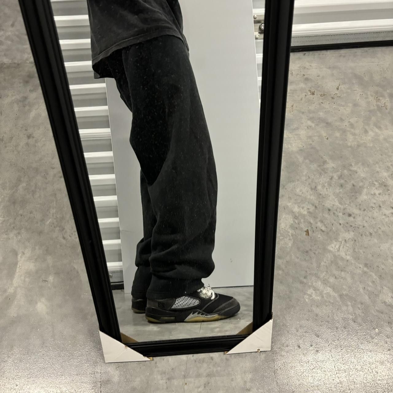 Japanese Brand × Vintage Crazy Vintage Y2K/2000s Black Essential Sweatpants! Size US 30 / EU 46 - 2 Thumbnail