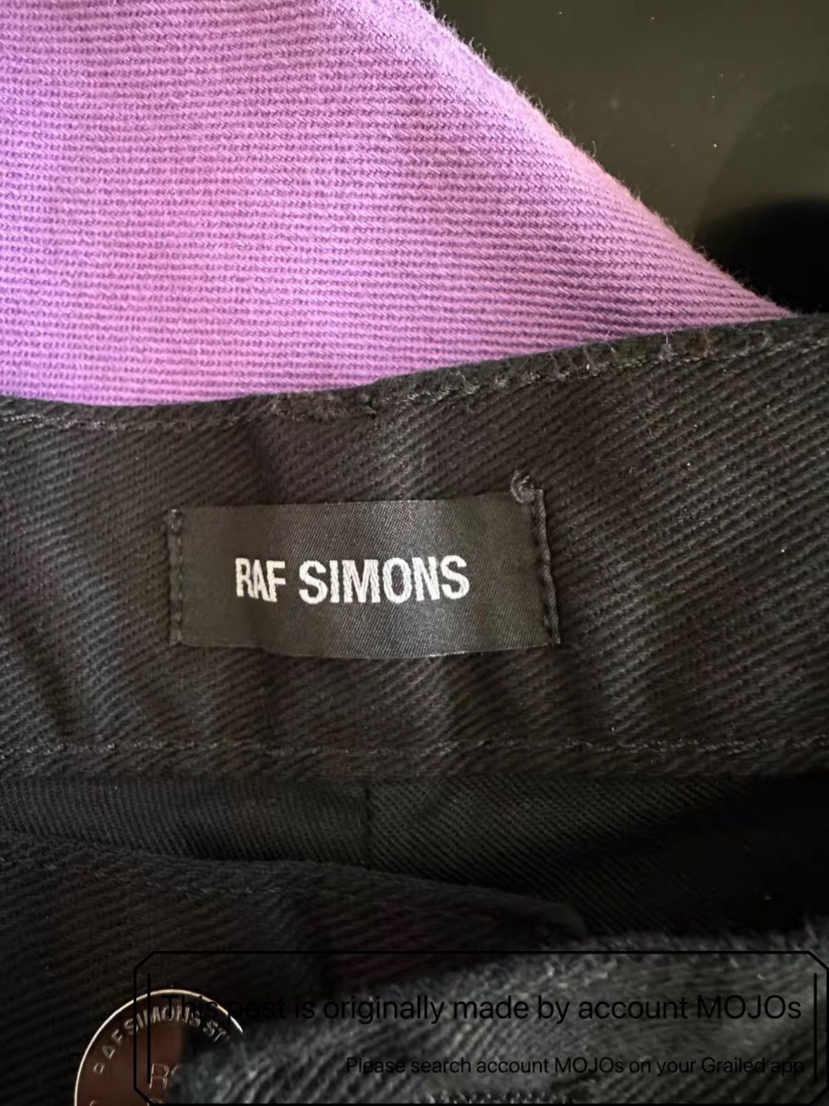 Raf Simons Sz 28 Raf Simons Purple Layer Distressed Denim mojos1557 Size US 28 / EU 44 - 3 Thumbnail