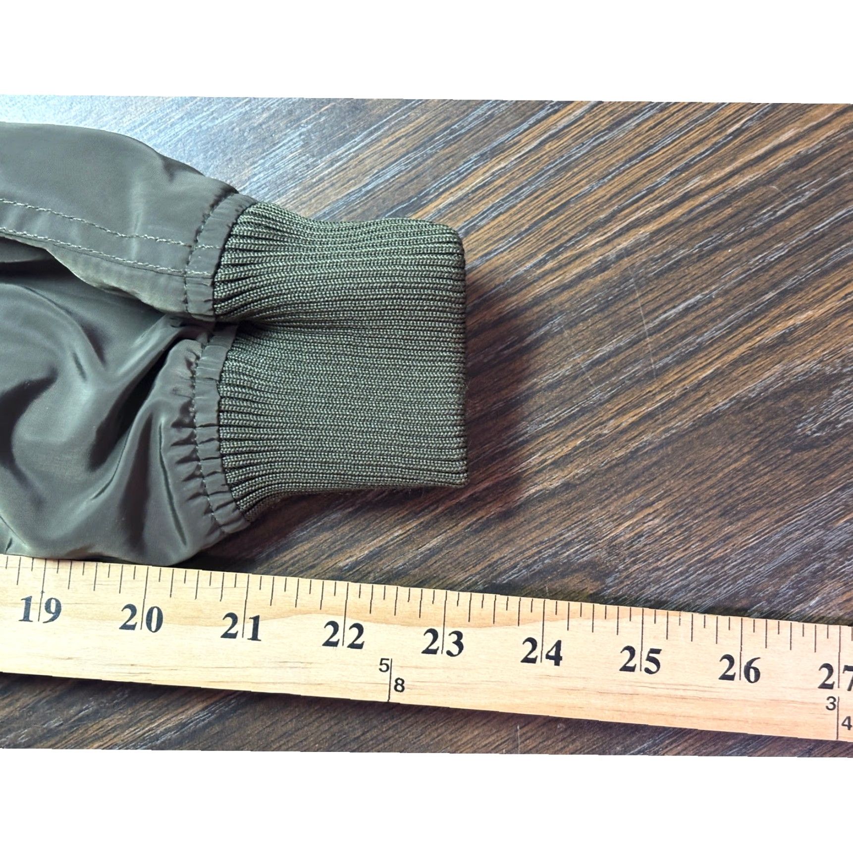 AQUA Aqua Bomber Jacket Womens Medium Olive Green Full Zip Casual Outdoor Jacket Size M / US 6-8 / IT 42-44 - 5 Thumbnail