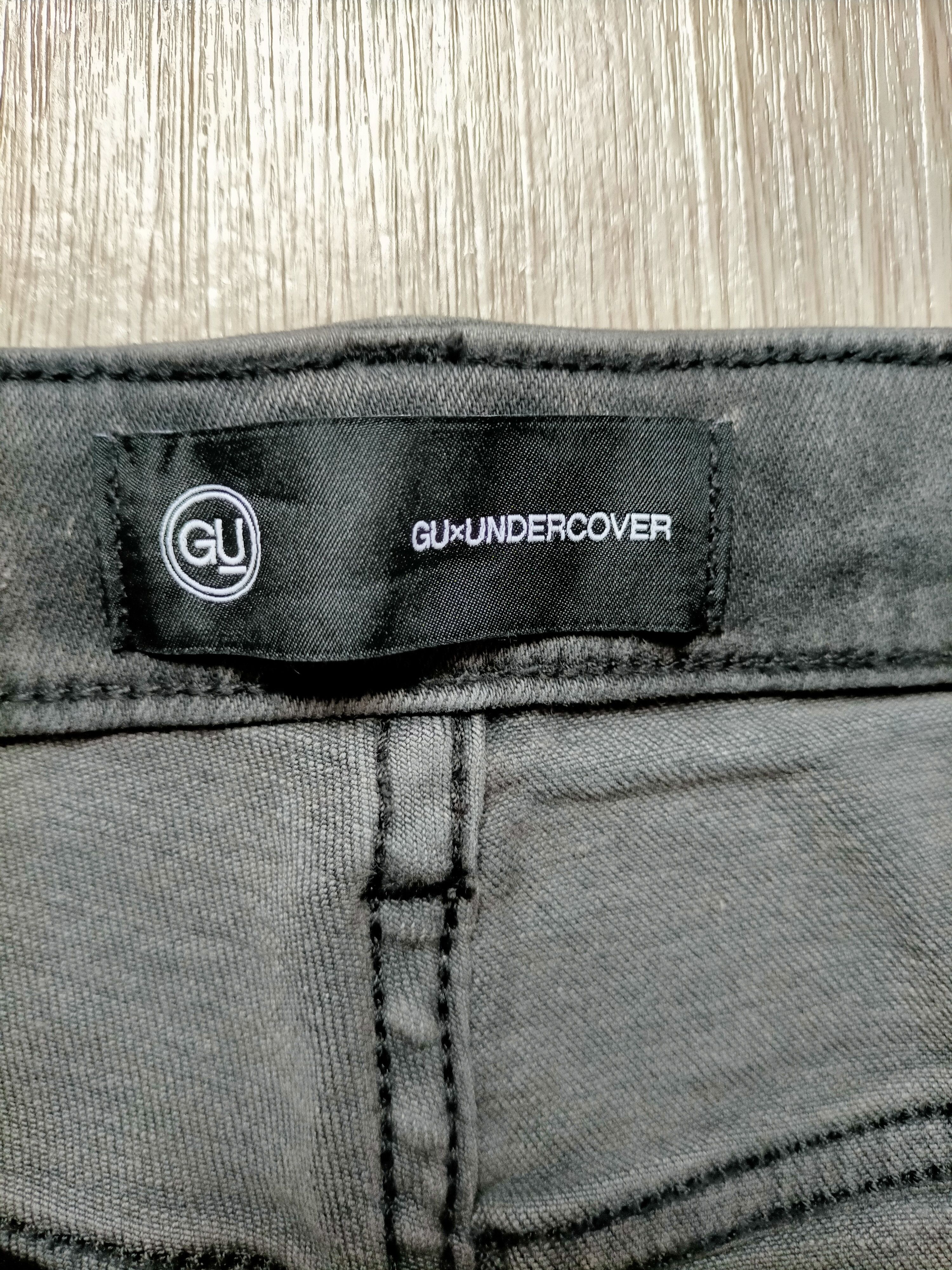 GU × Undercover Gu x Undercover Stretch Black Denim Size US 29 - 25 Thumbnail
