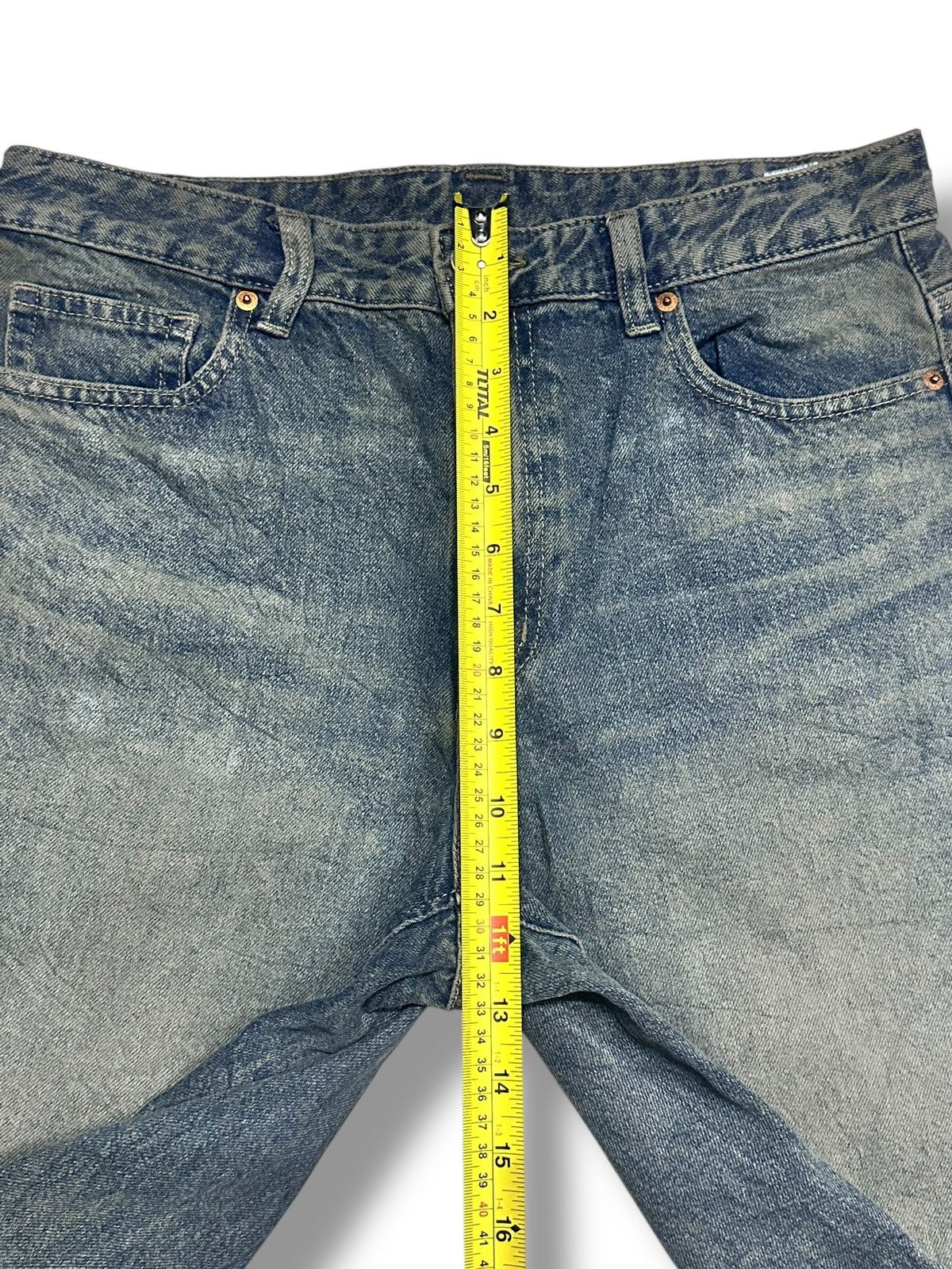 GU GU Vintage Baggy Loose Style Jeans With Faded Wash Size US 33 - 11 Thumbnail