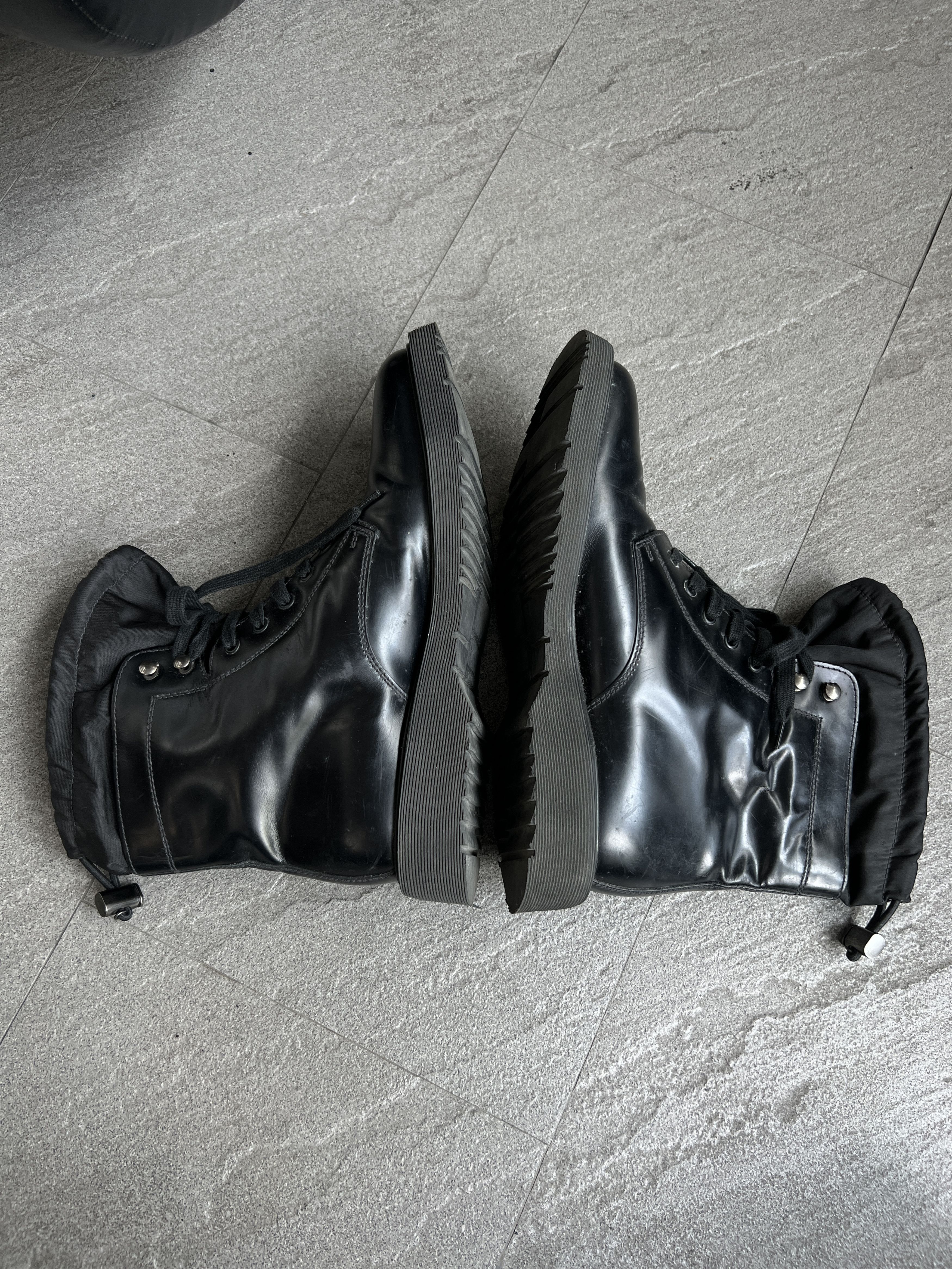 Prada Prada Milano Black Combat Boots Size 10 Italy Size US 10 / EU 43 - 11 Thumbnail