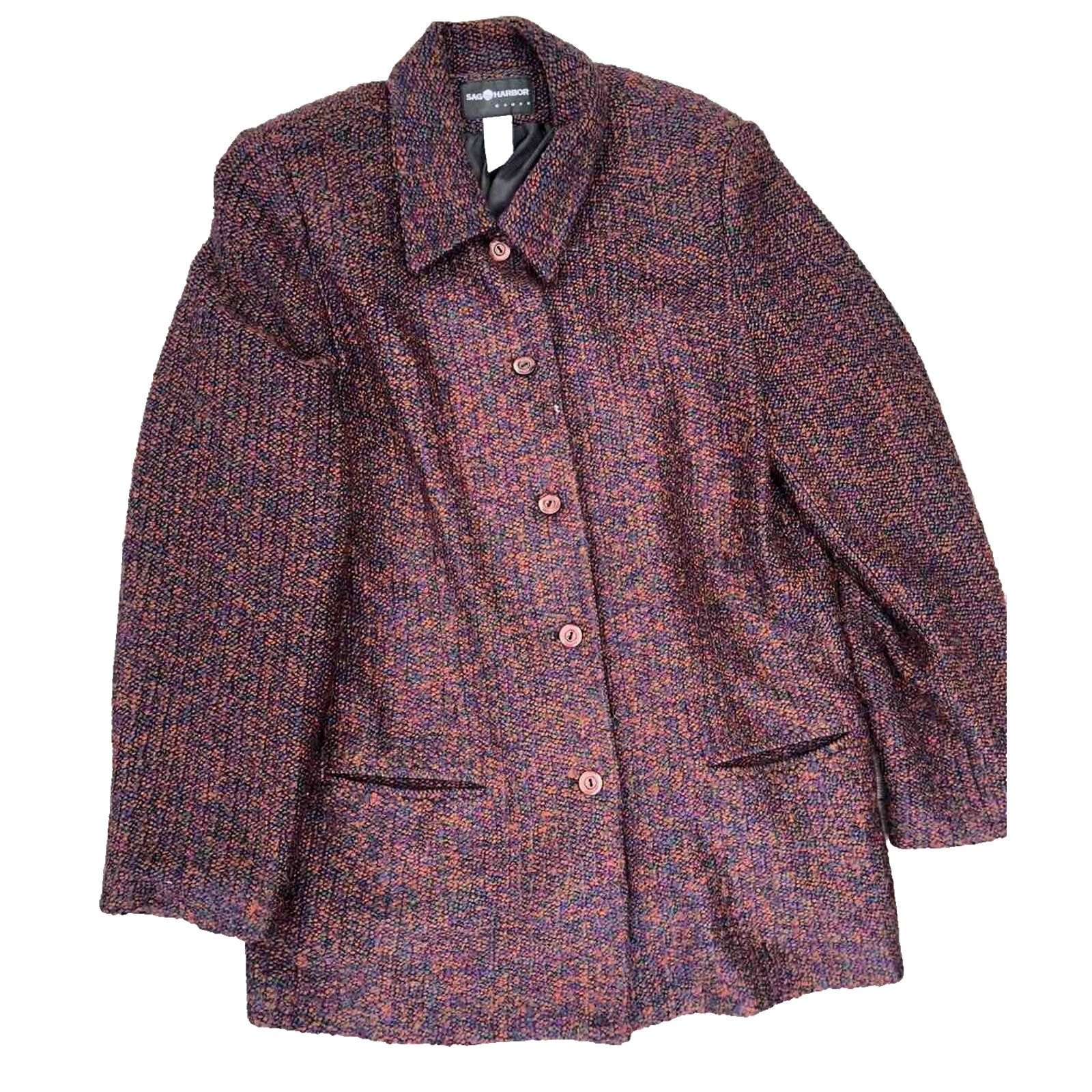 Misty Harbor SAG HARBOR elegant clasic multicolor jacket Size 18W A000217 Size XXL / US 16-18 / IT 52-54 - 1 Thumbnail