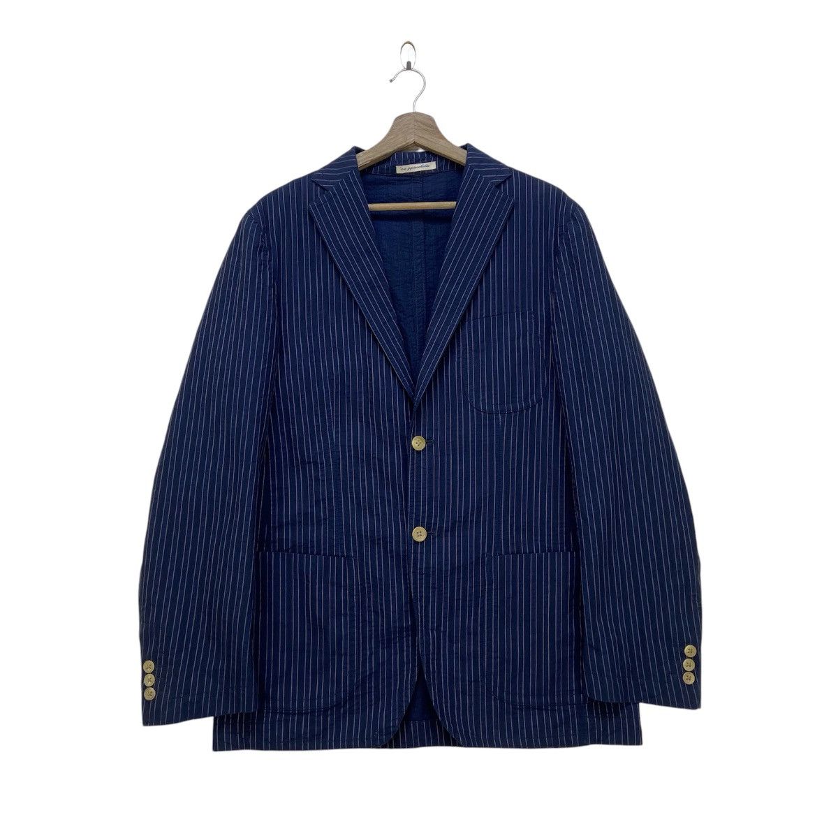 Other Italian Carracci Napoli Na Ggiacchetta Stripes Coat Blazer Size US M / EU 48-50 / 2 - 1 Thumbnail