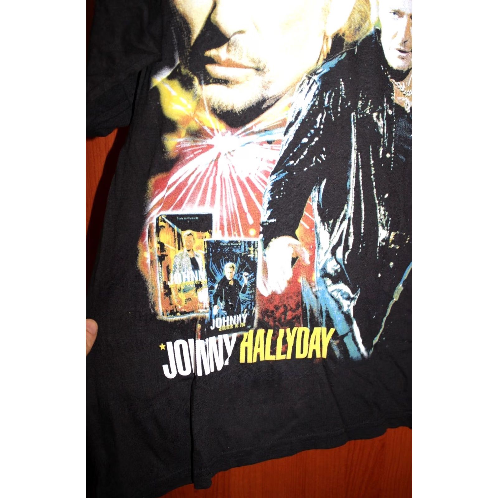 Vintage VINTAGE Johnny Hallyday Tour T-Shirt XXL Unbranded Unisex Adults Black Shirt Mens Size US XXL / EU 58 / 5 - 2 Thumbnail
