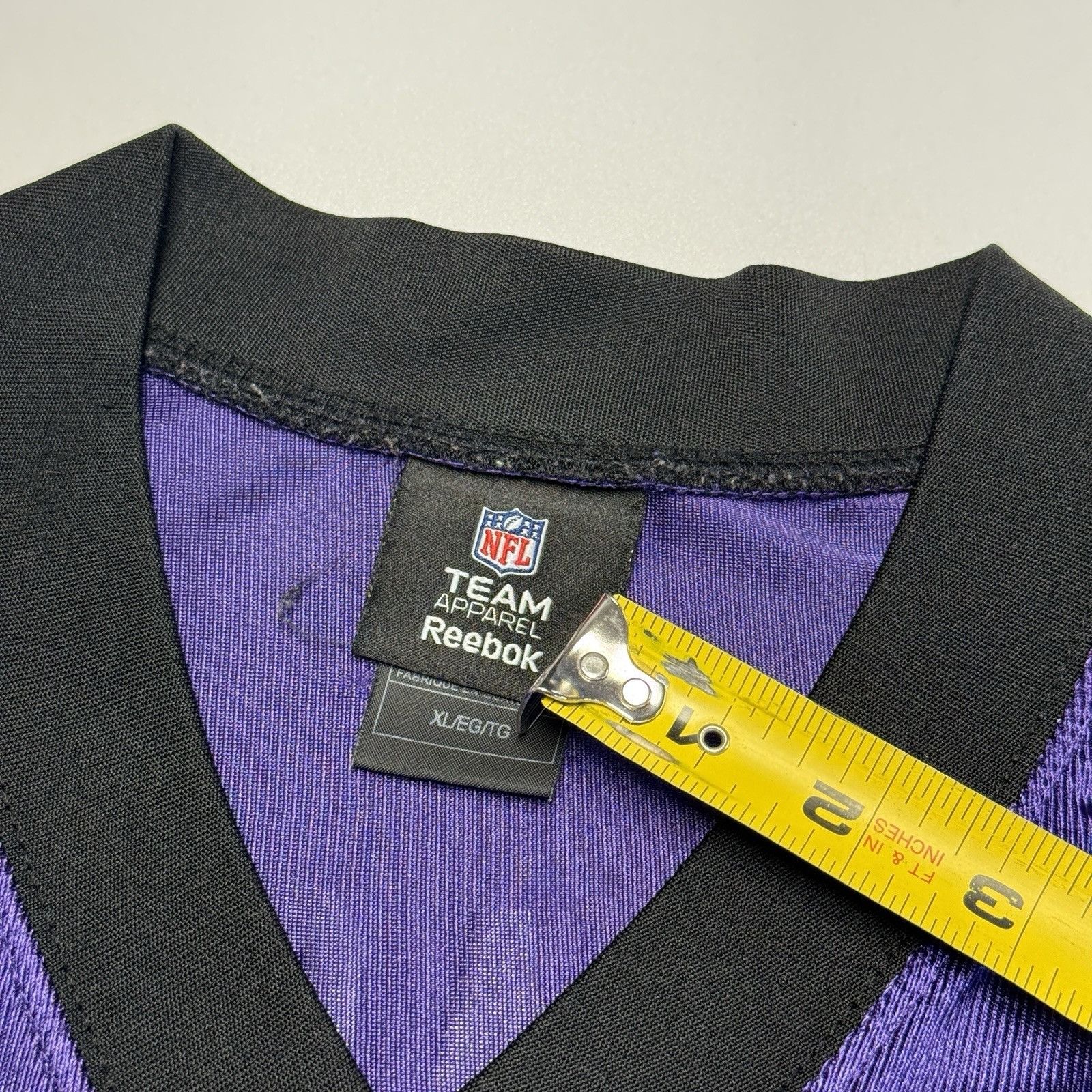 NFL Joe Flacco Baltimore Ravens NFL Jersey Mens XL 25x32 Purple Size US XL / EU 56 / 4 - 15 Thumbnail